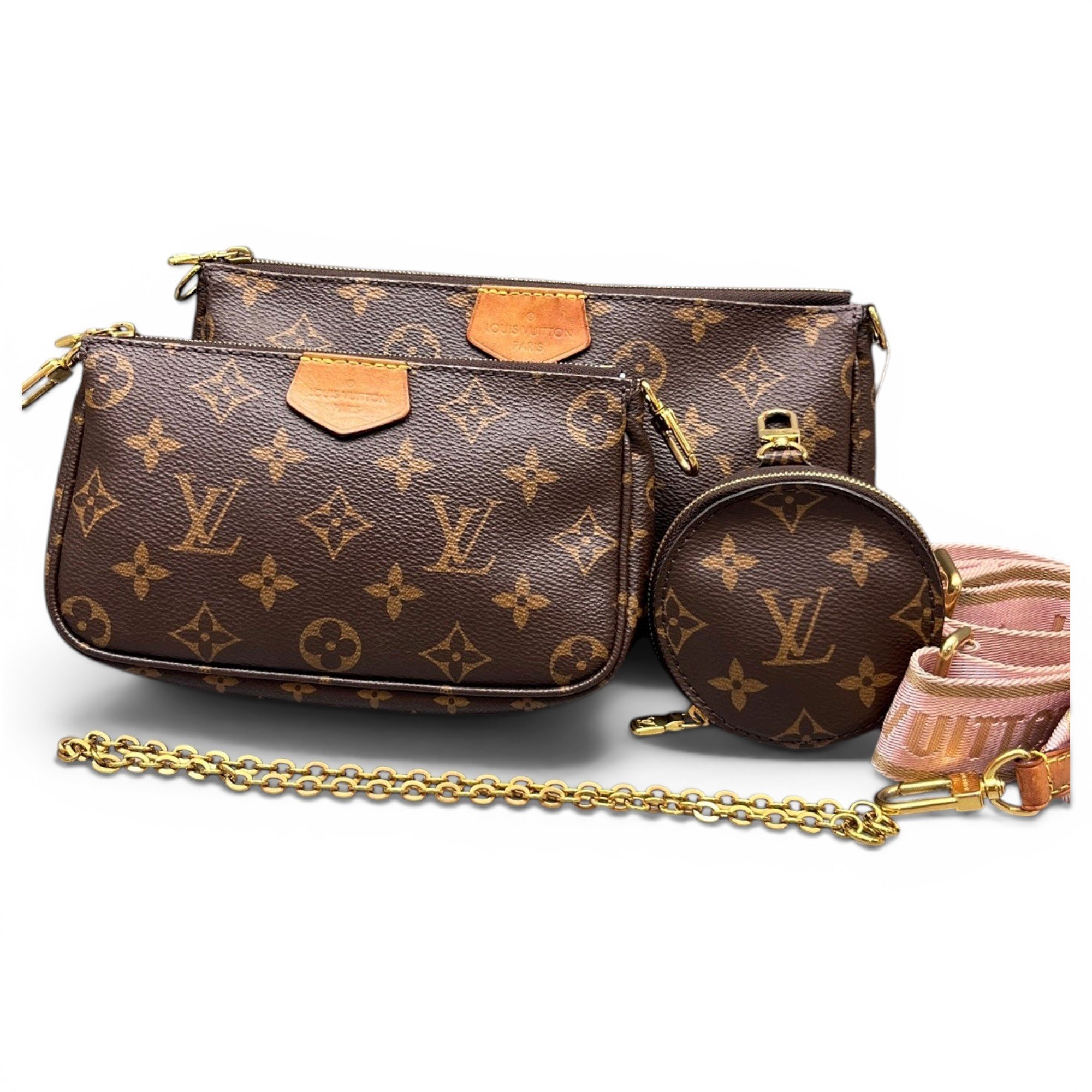 Multi Pochette Accessoires leather handbag