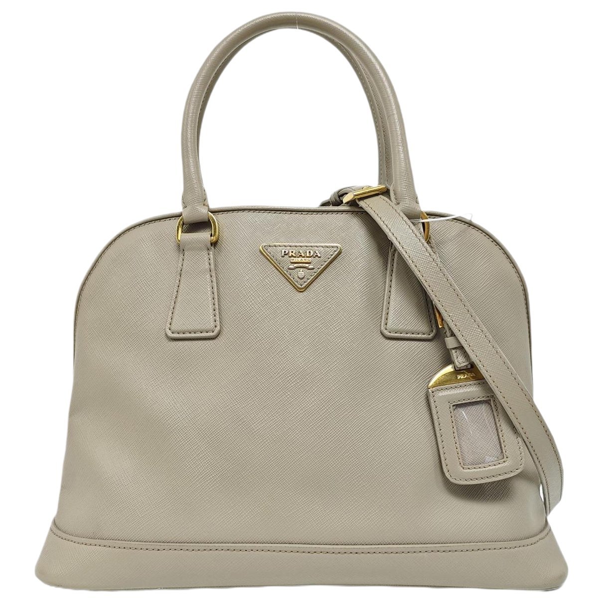 Promenade leather handbag