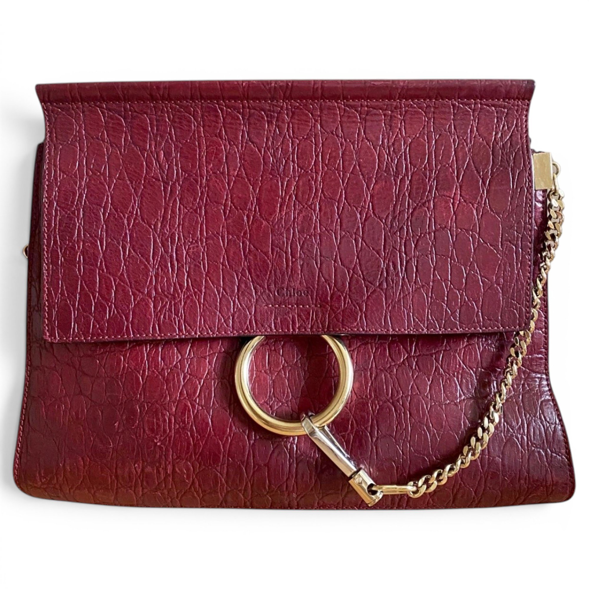 Faye leather handbag