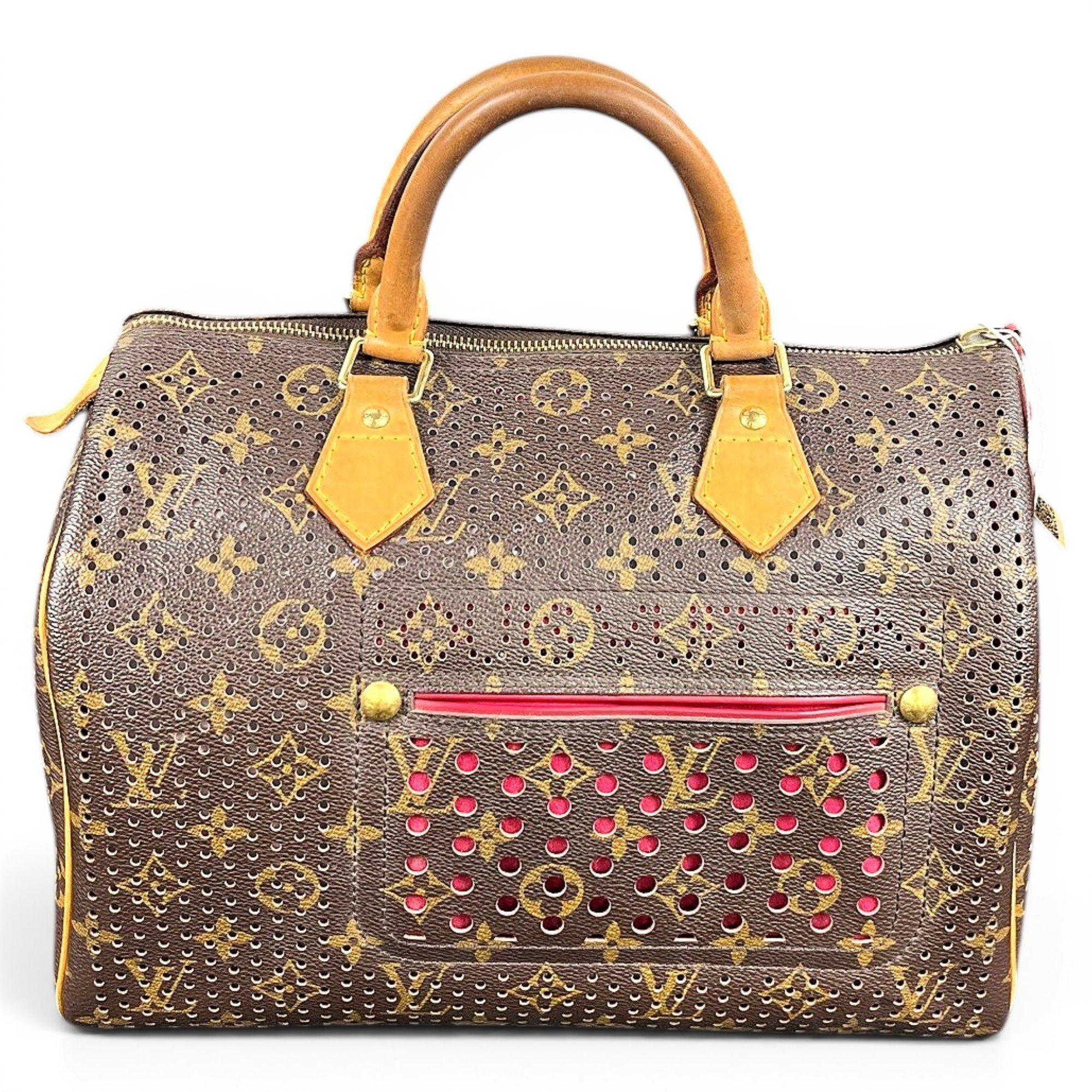 Speedy leather handbag