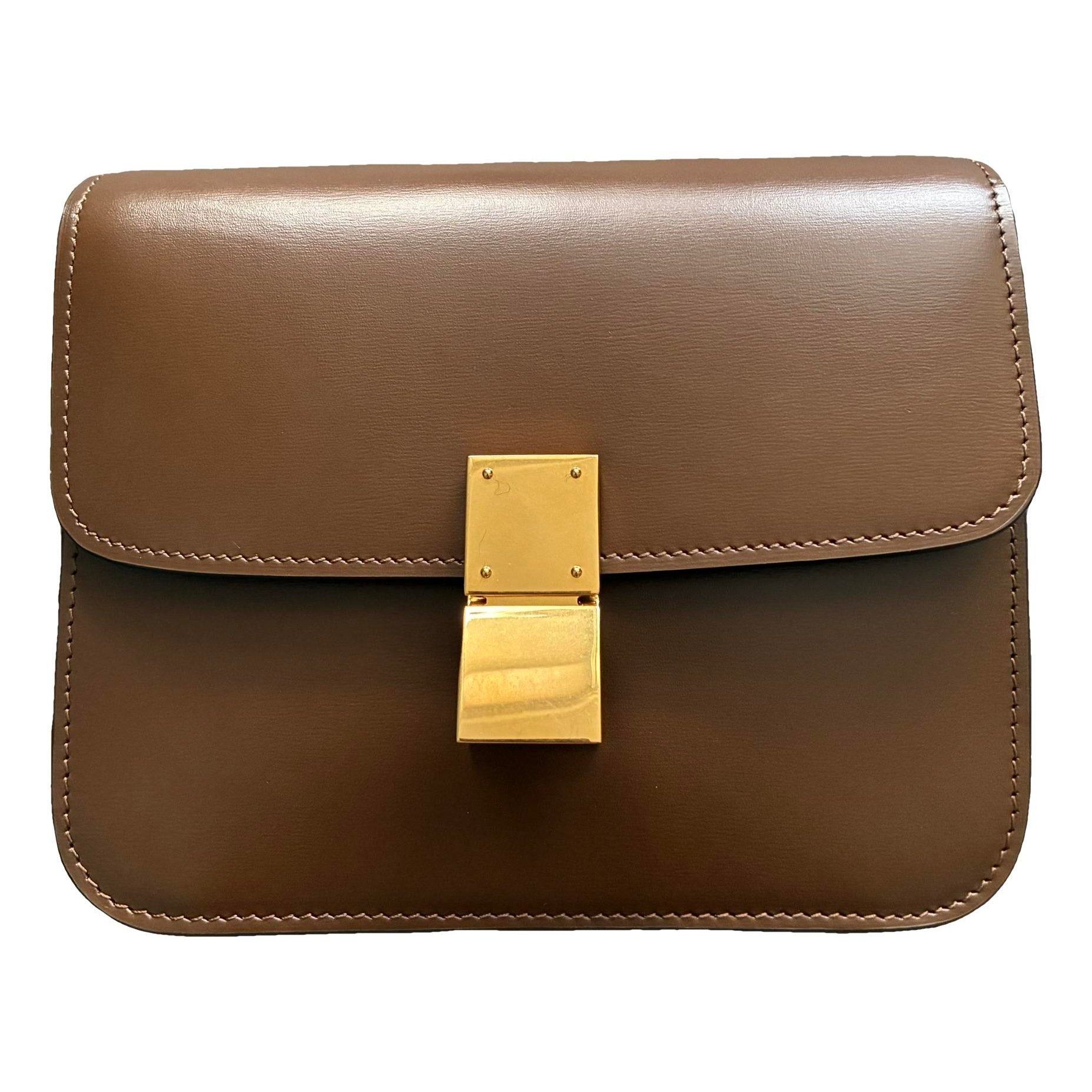 Classic leather crossbody bag