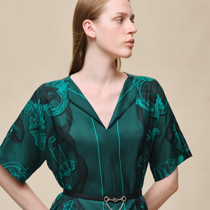 Vert Pin "Ferronnerie Remix" Caftan