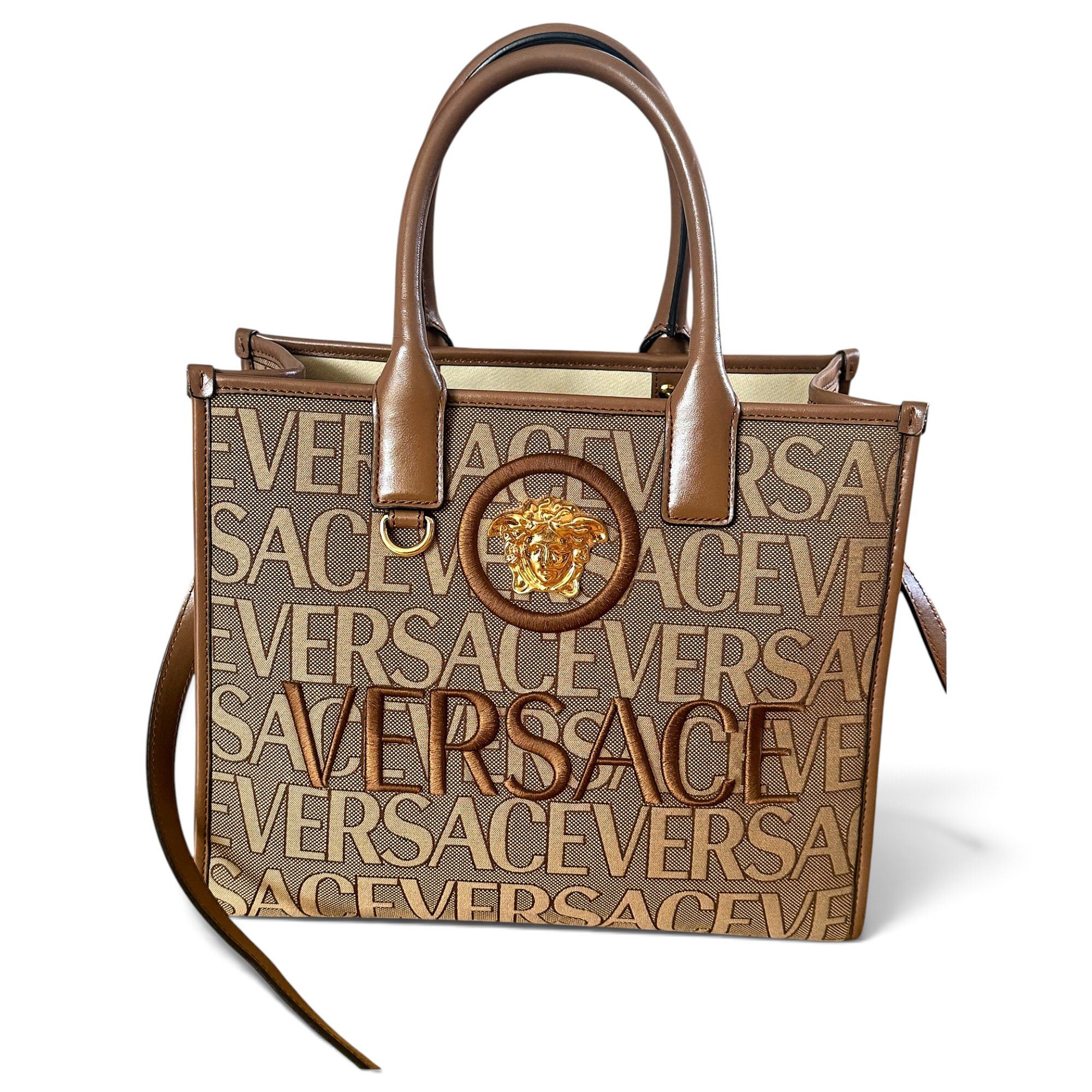 La Medusa linen tote