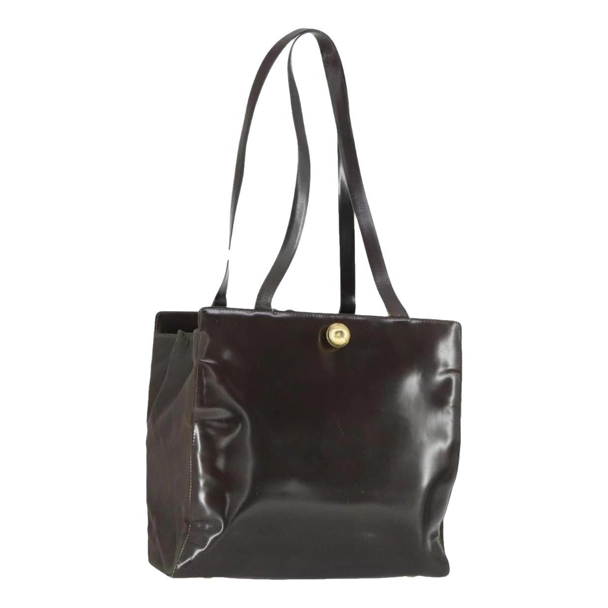 Leather tote