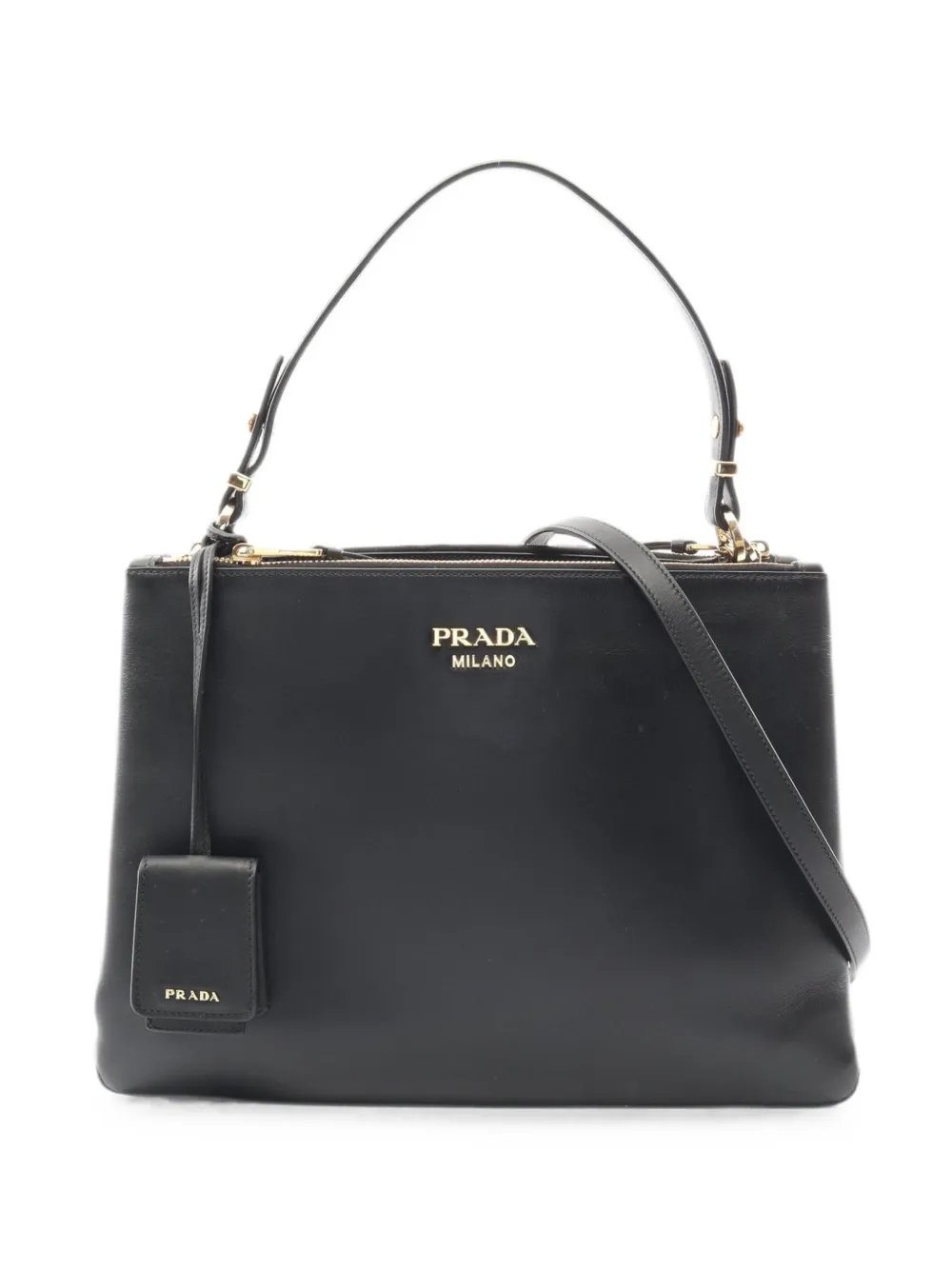 2010s leather tote bag
