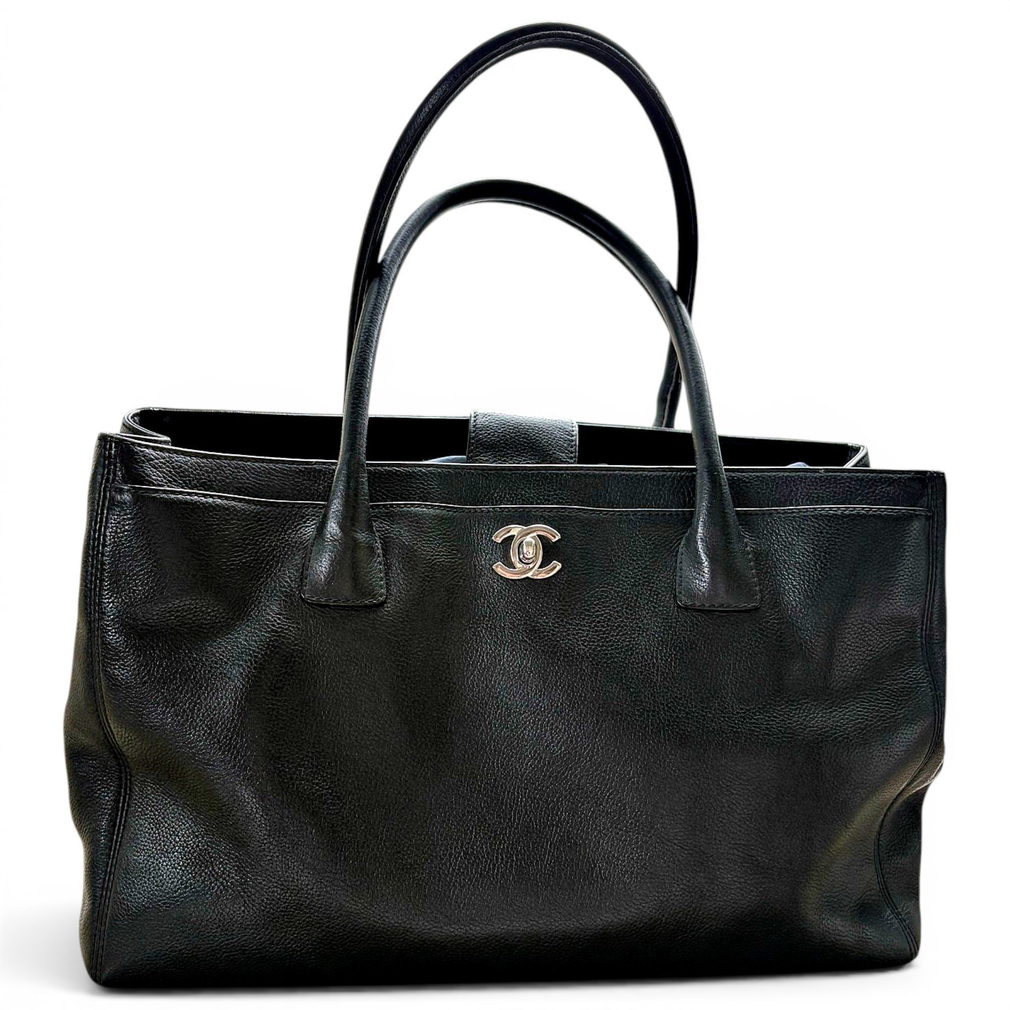 Executive leather tote