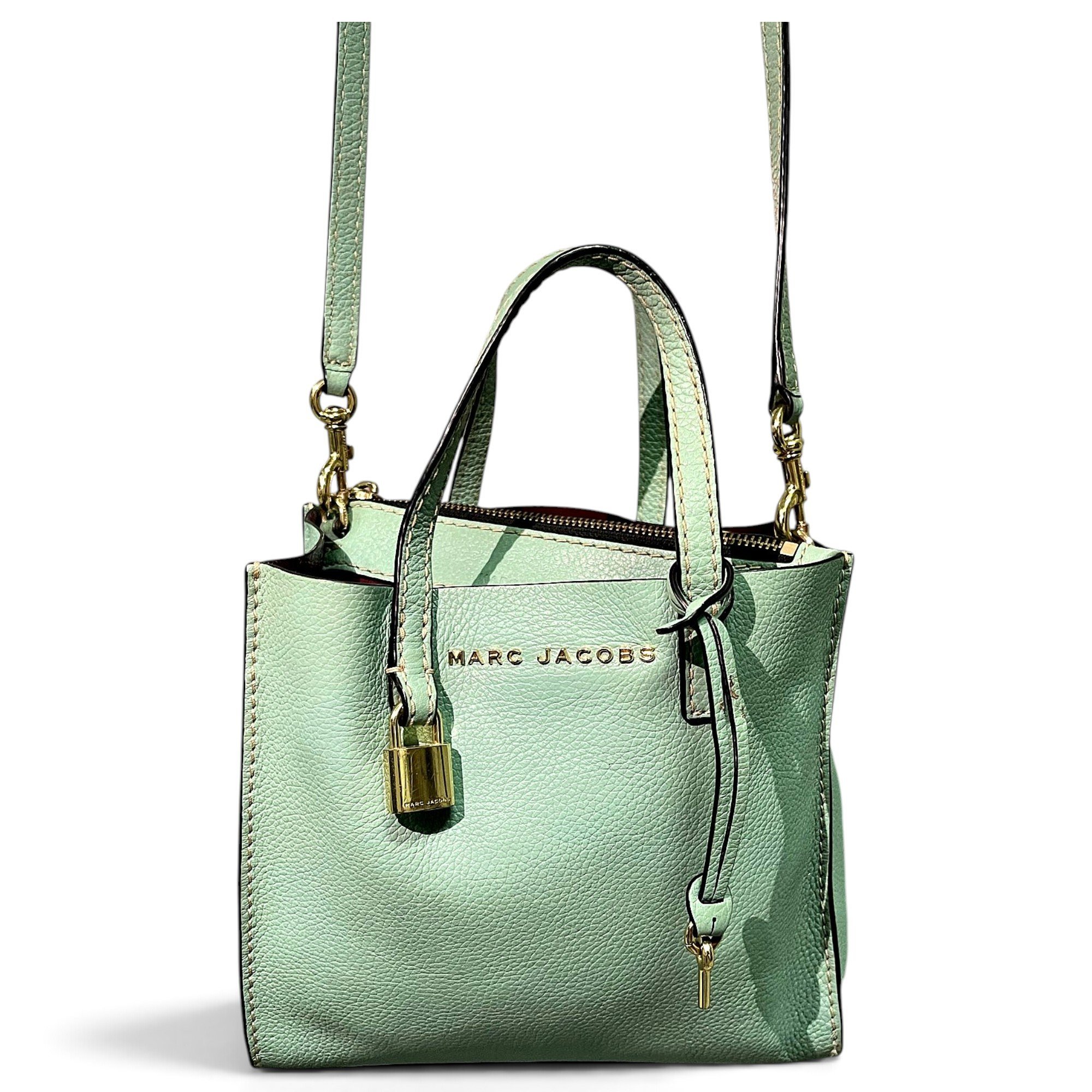 The Tag Tote leather tote