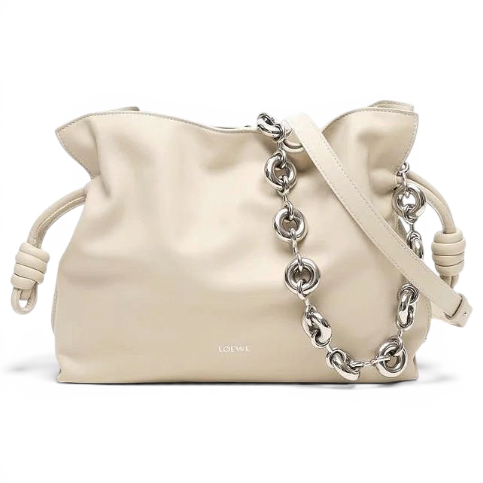Leather clutch bag