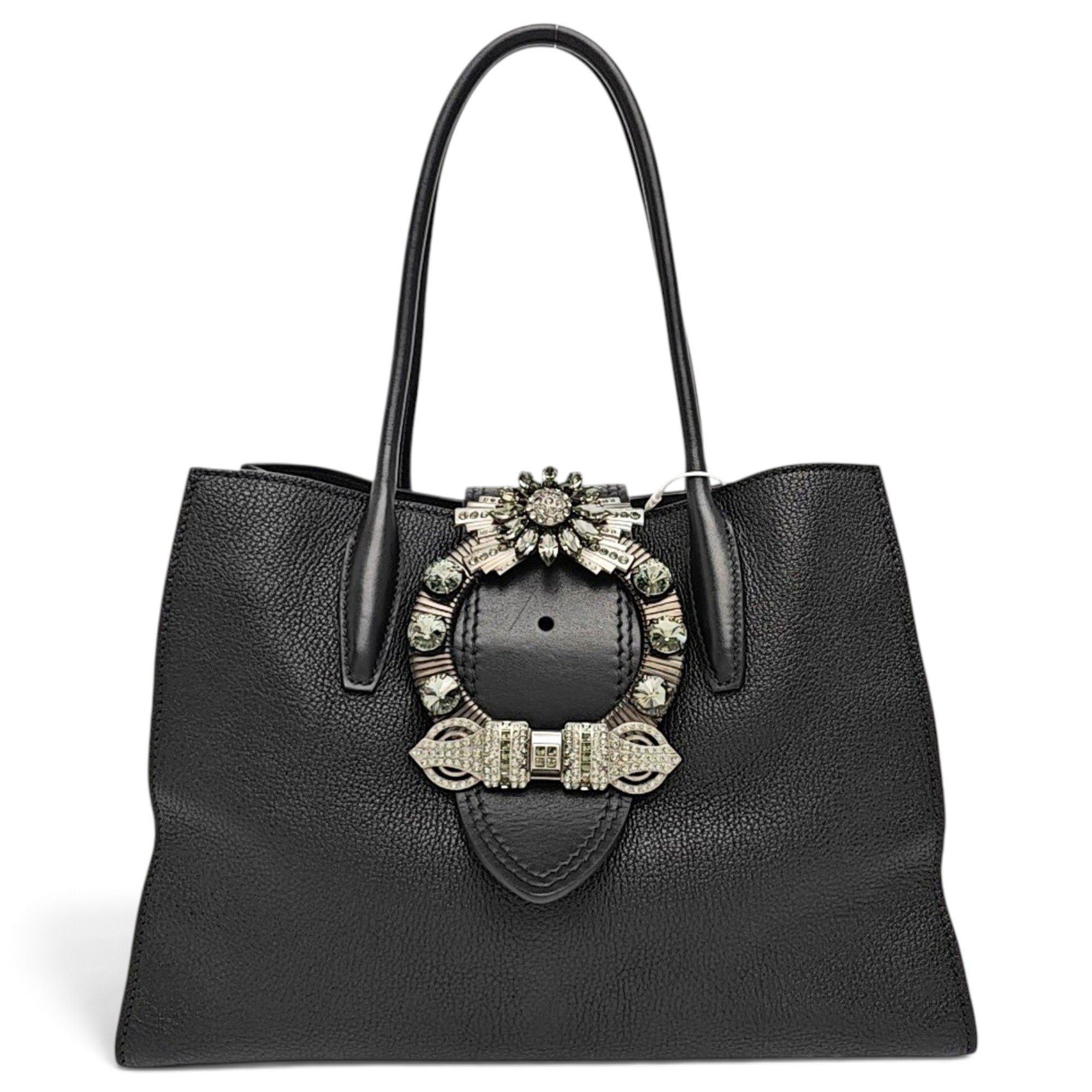 Miu Lady leather handbag