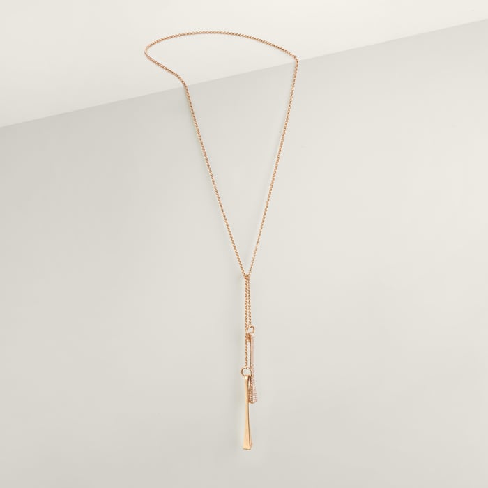 Sans Coloris Clou De Forge Lariat Necklace