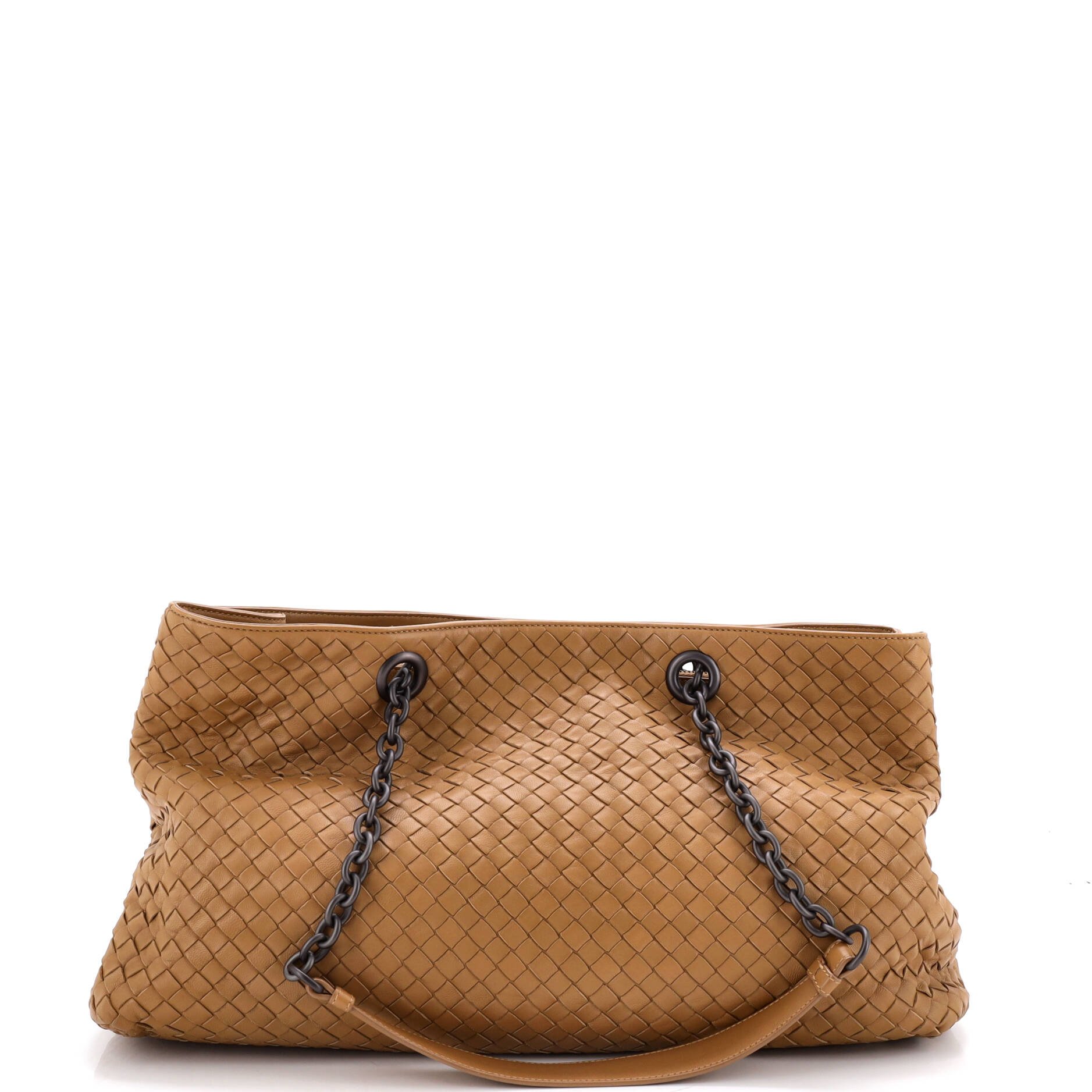 Double Chain Tote Intrecciato Nappa Large