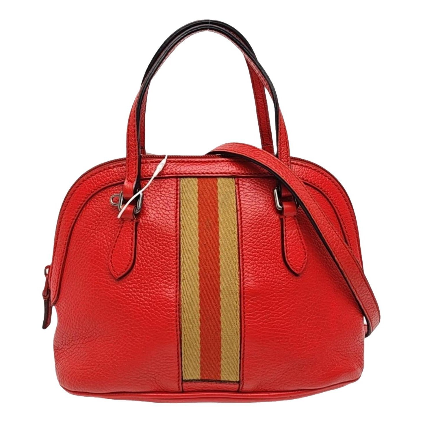 Ophidia Dome leather handbag