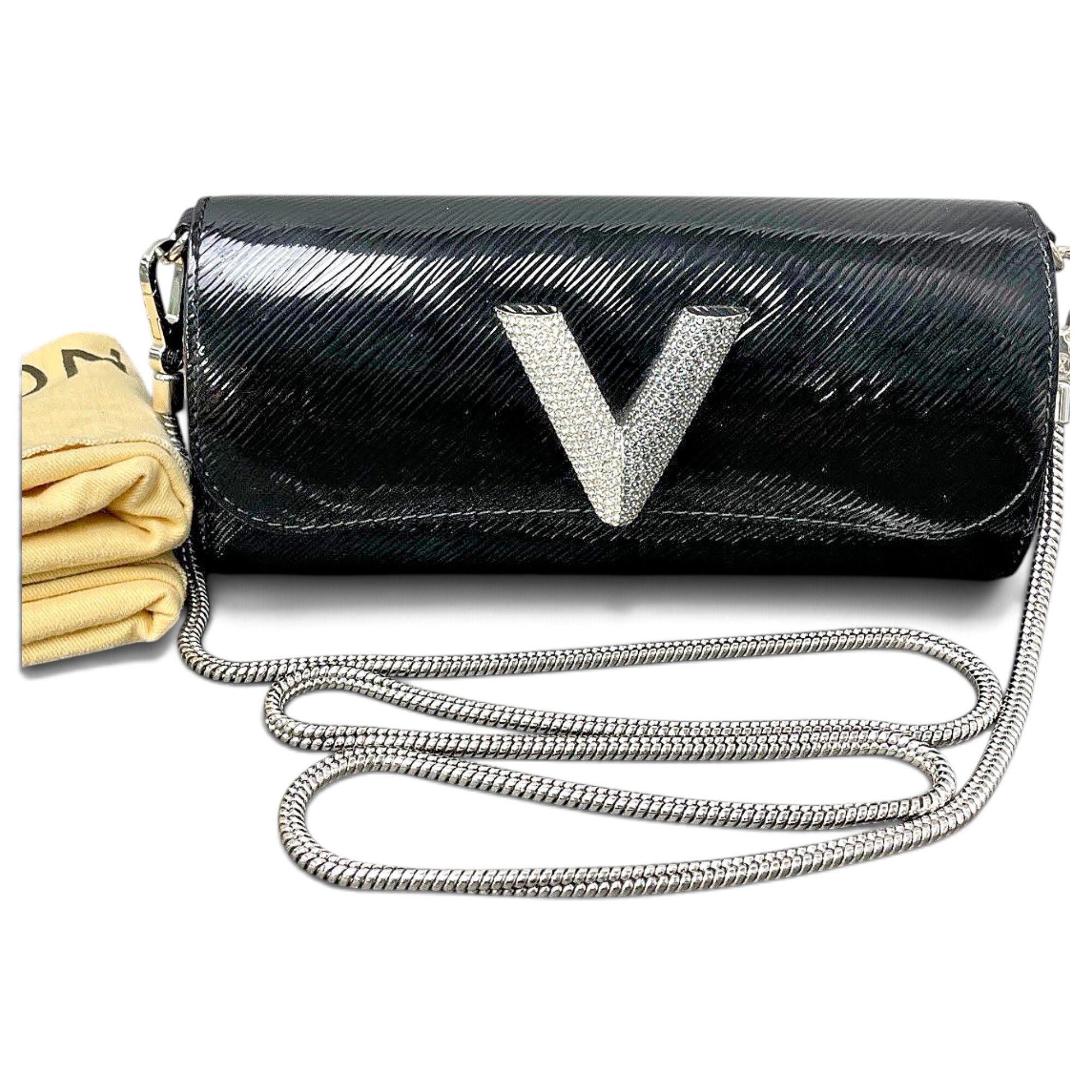Twist leather crossbody bag