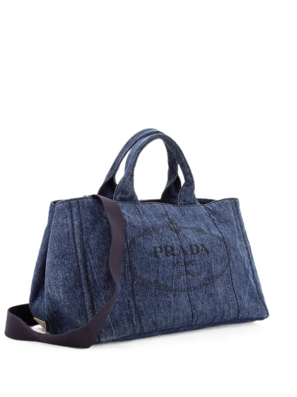 Canapa Convertible Denim Medium tote bag