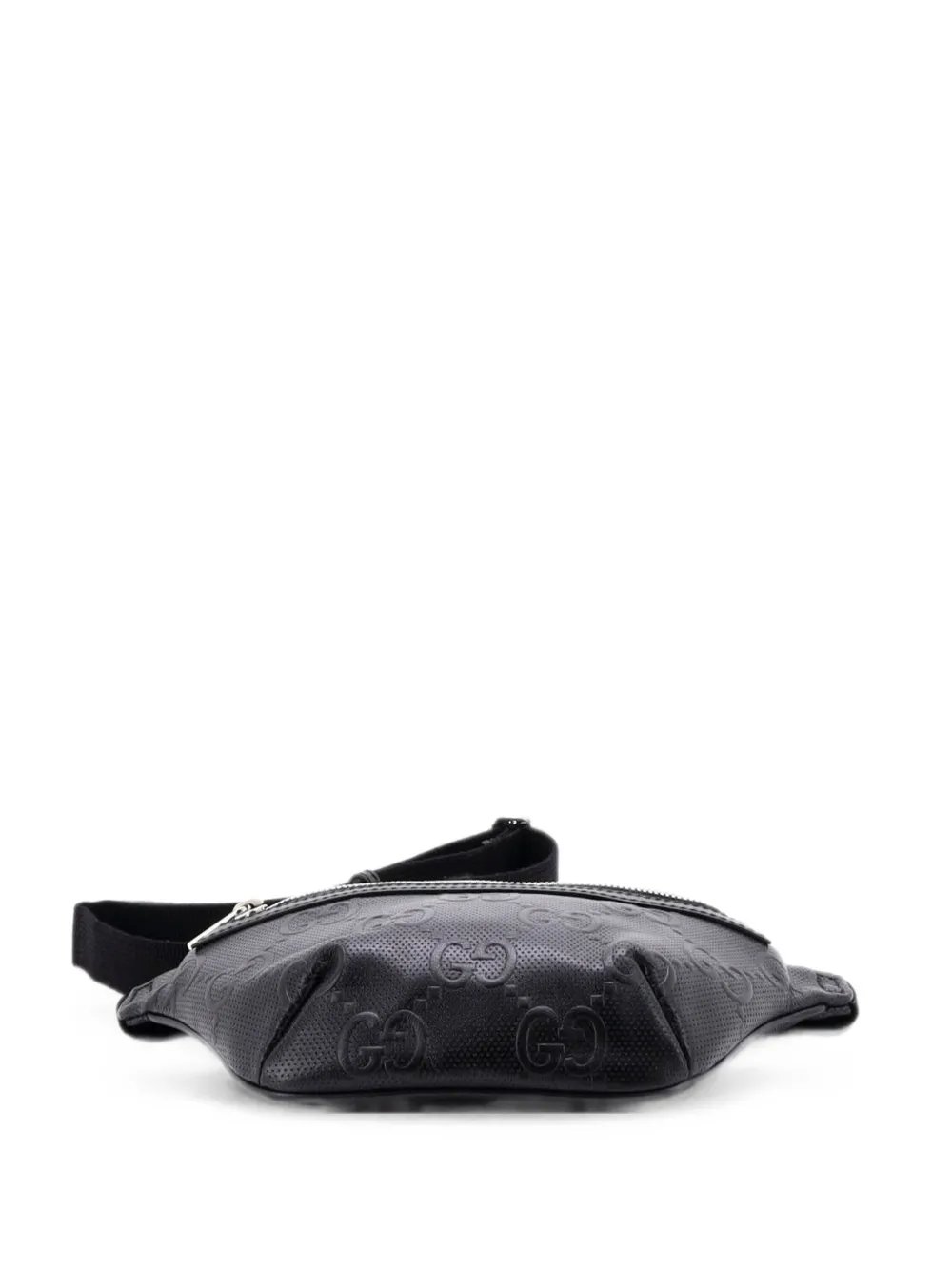 GG Embossed Perforated Leather Small belt bag