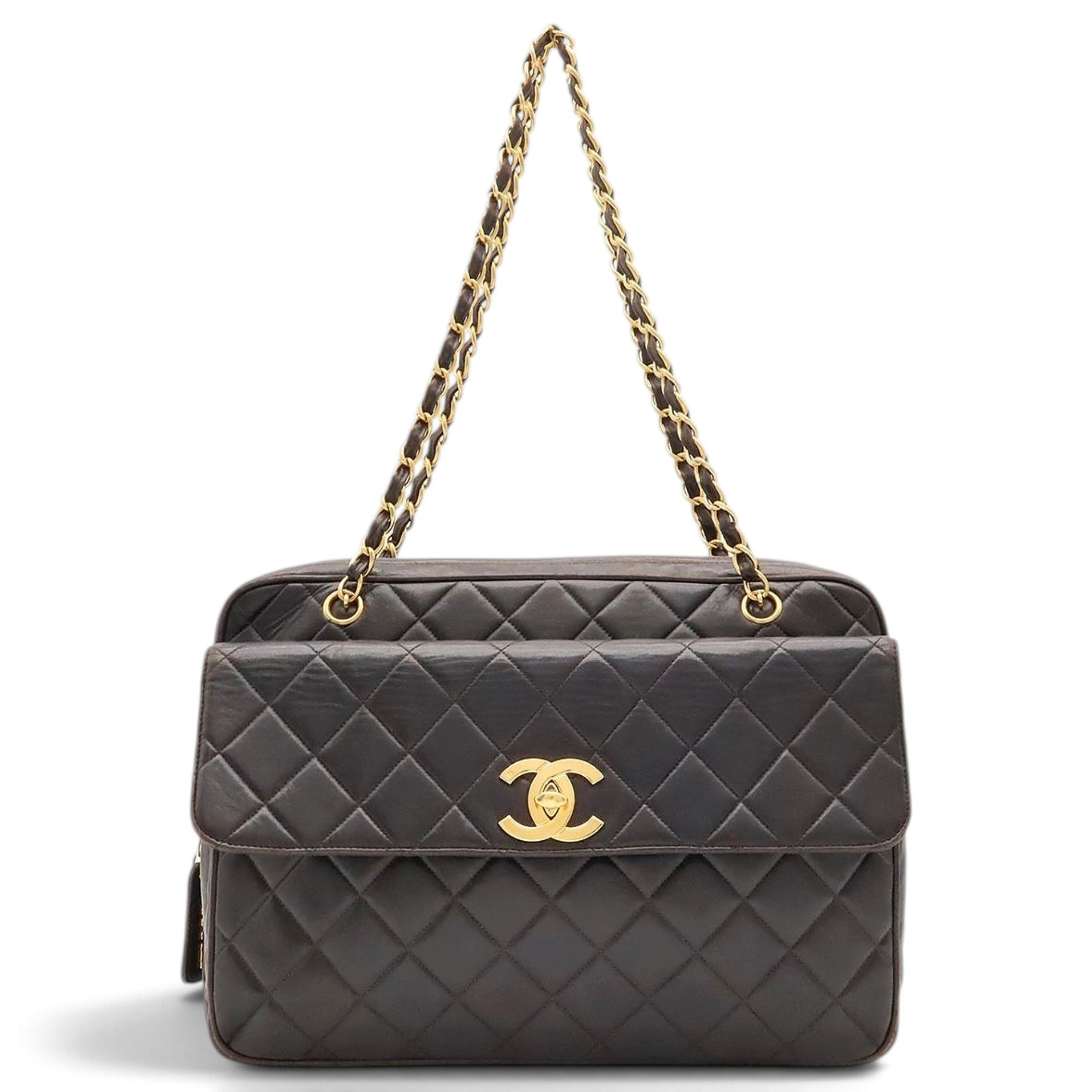 Leather tote