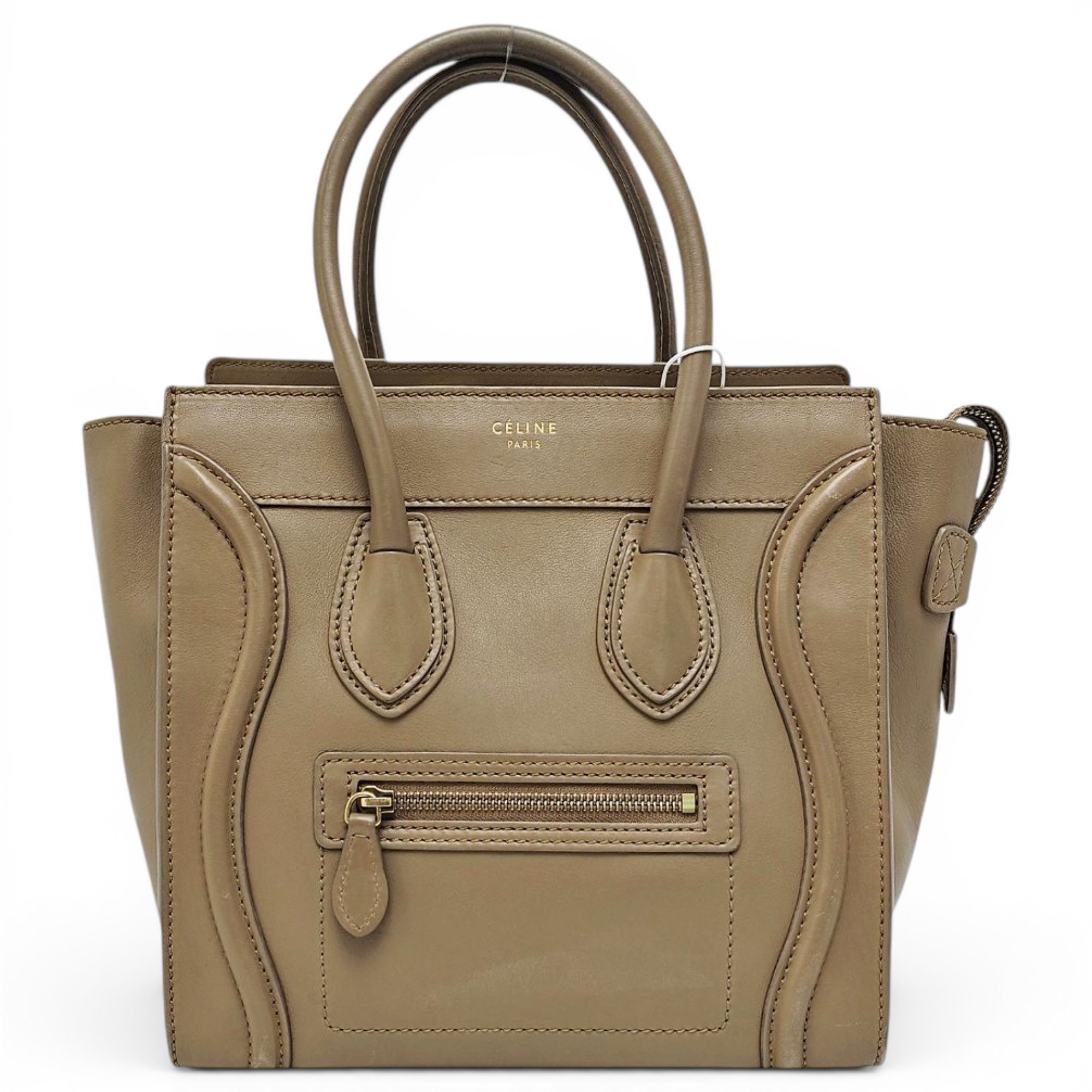 Luggage leather handbag