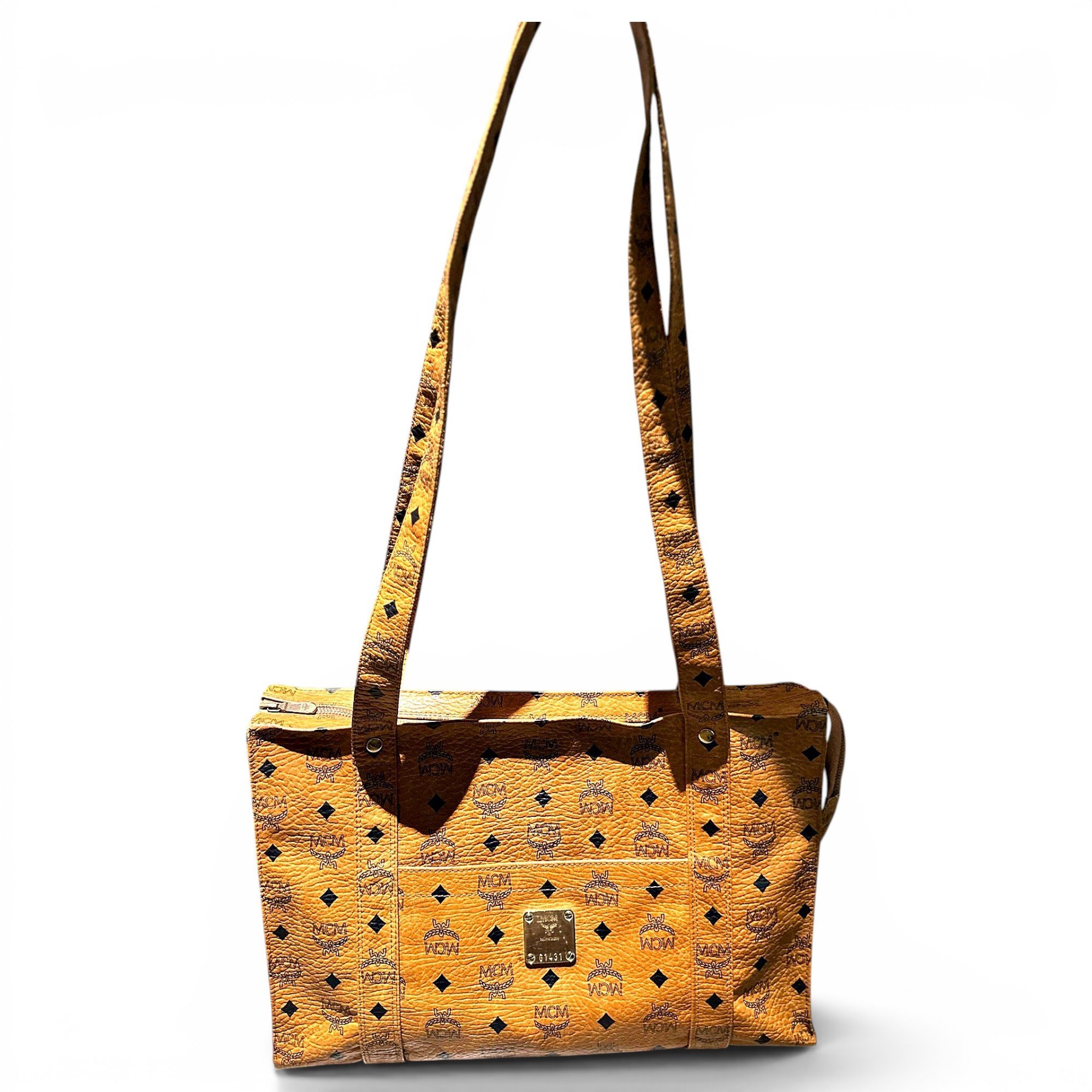 Vegan leather tote