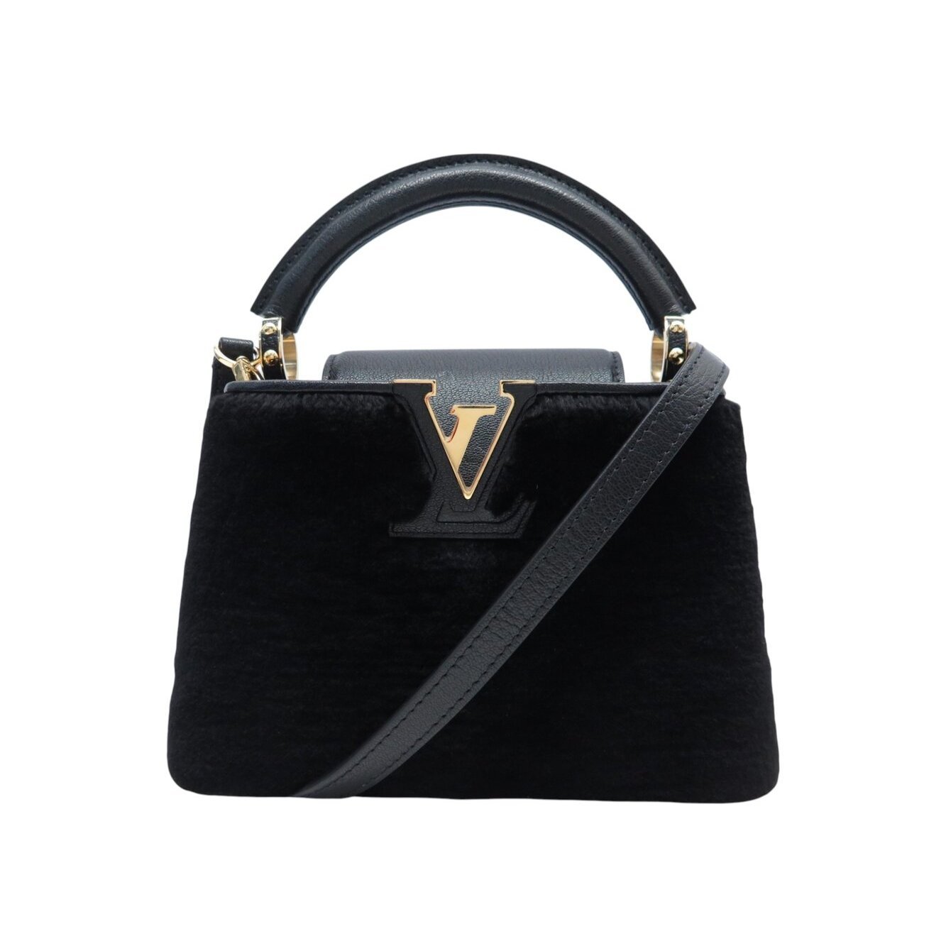 Capucines linen crossbody bag
