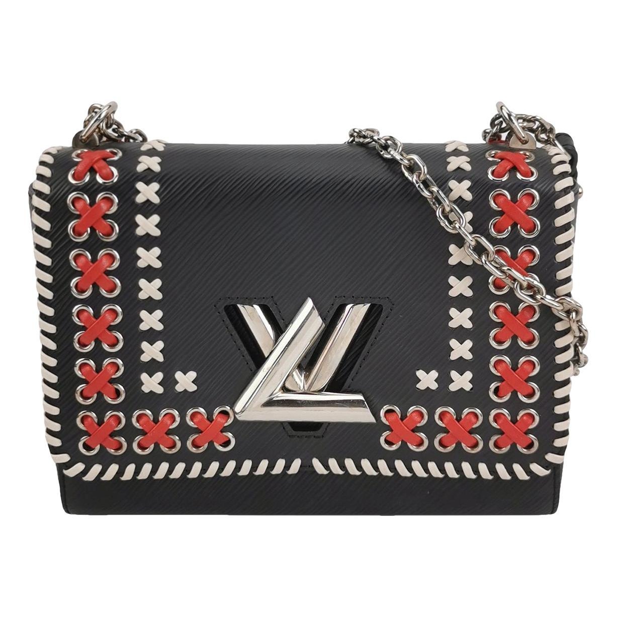 Twist leather crossbody bag