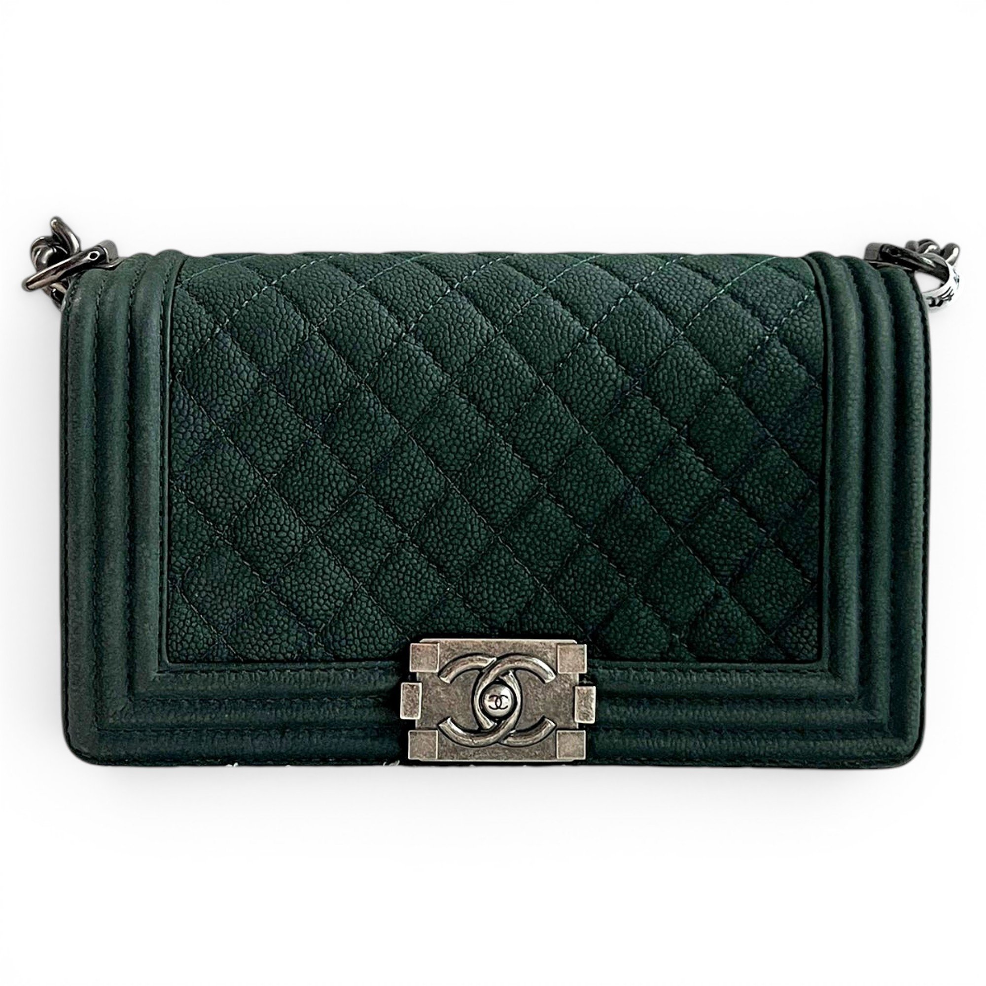 Boy leather crossbody bag