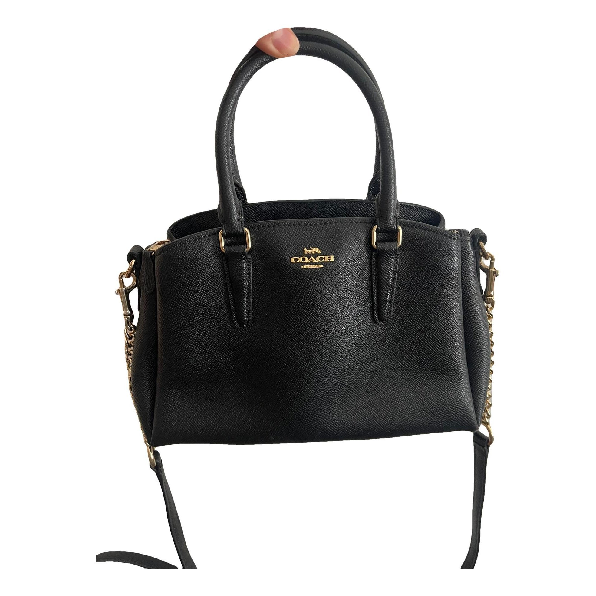 Leather handbag