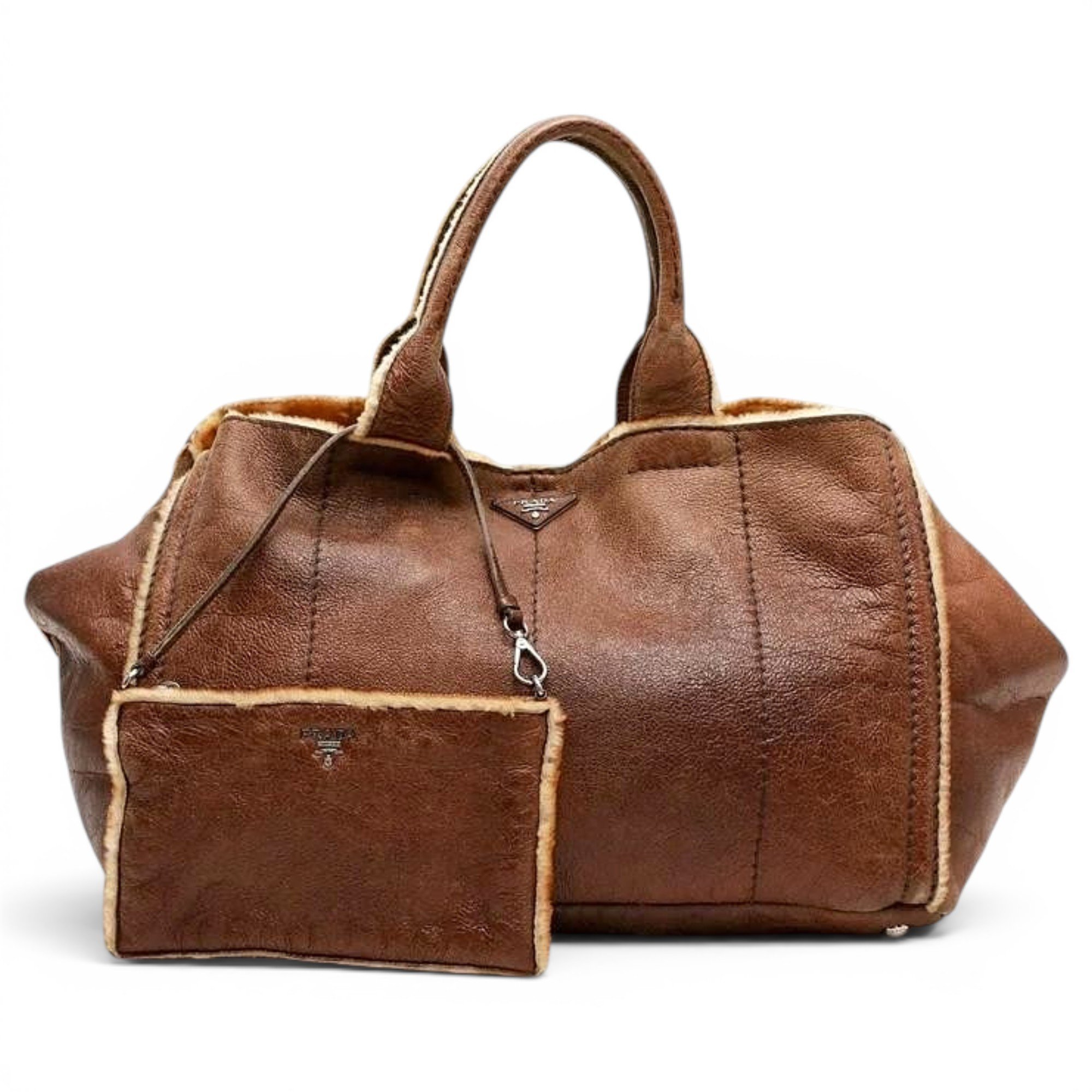 Leather handbag