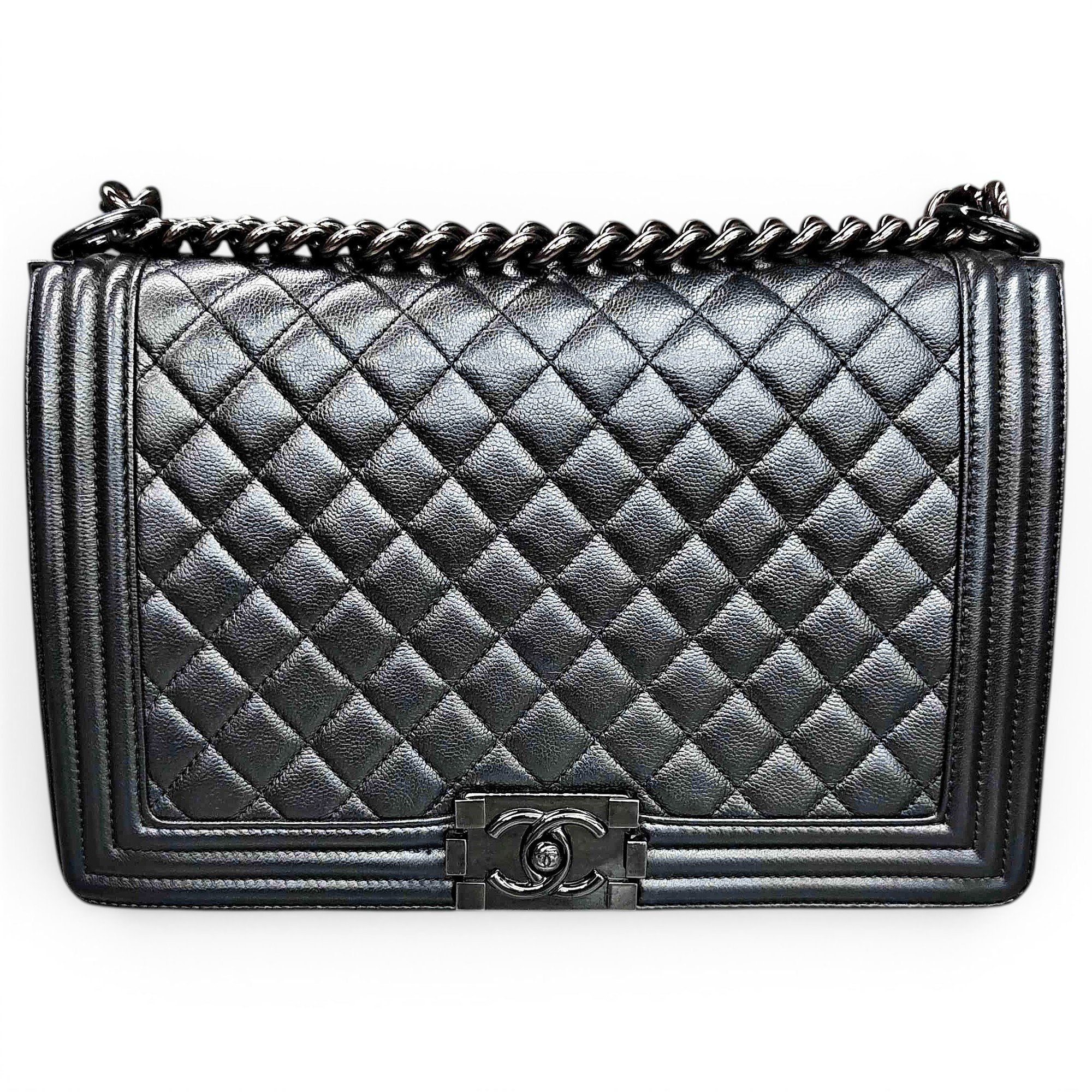 Boy leather crossbody bag