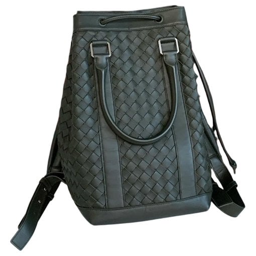 Leather backpack