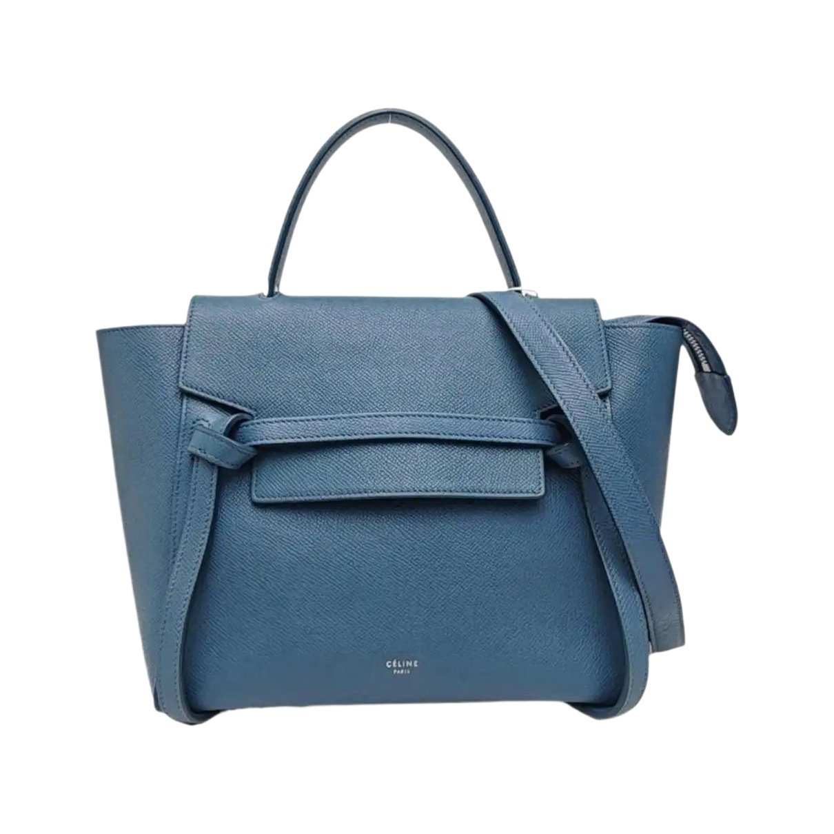 Belt leather handbag