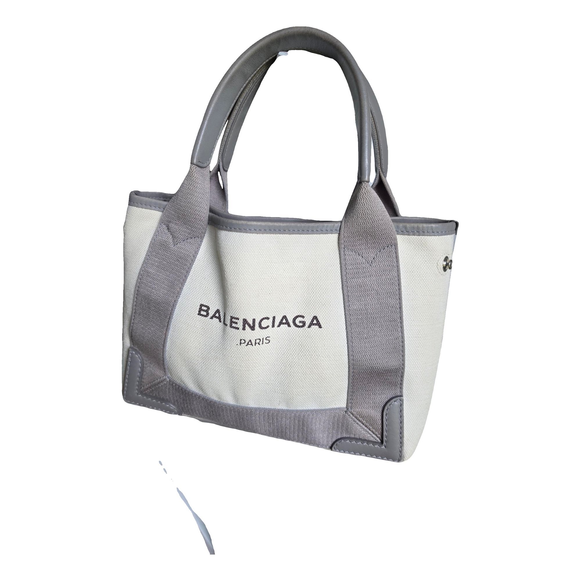 Navy cabas cloth tote