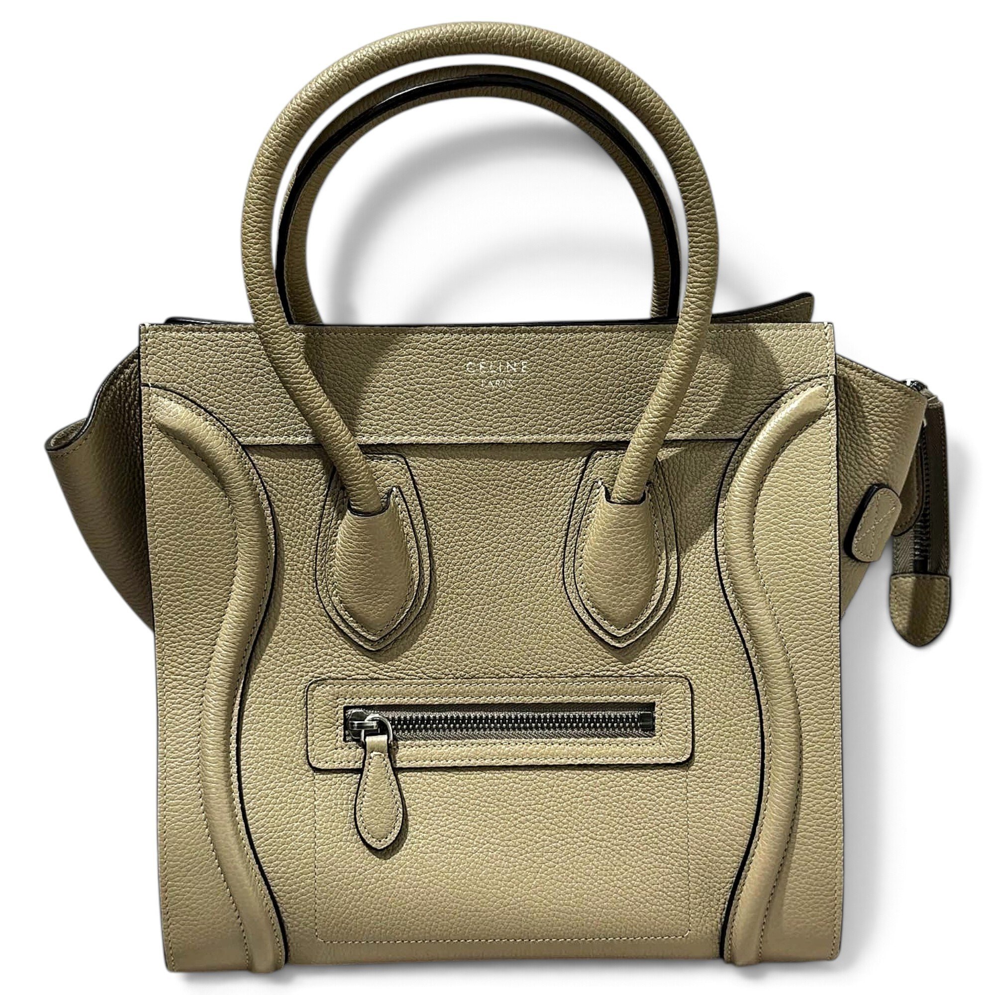 Luggage leather handbag