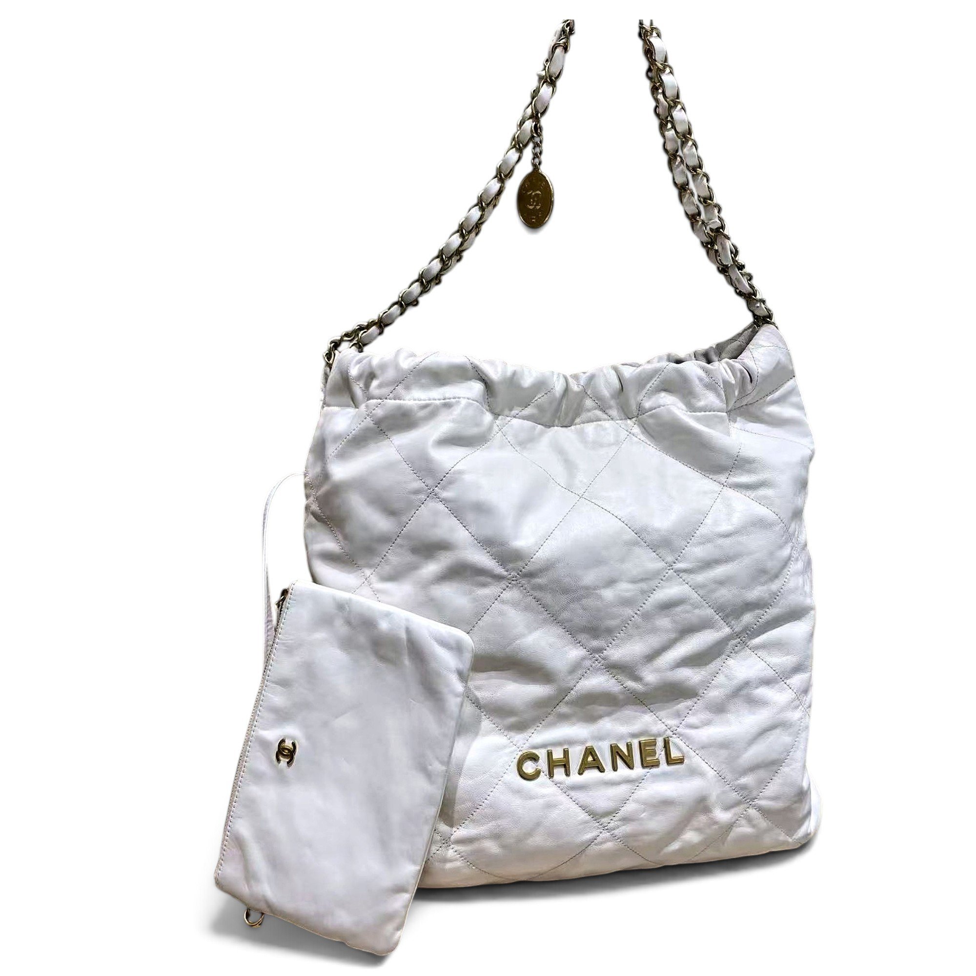 Chanel 22 leather handbag