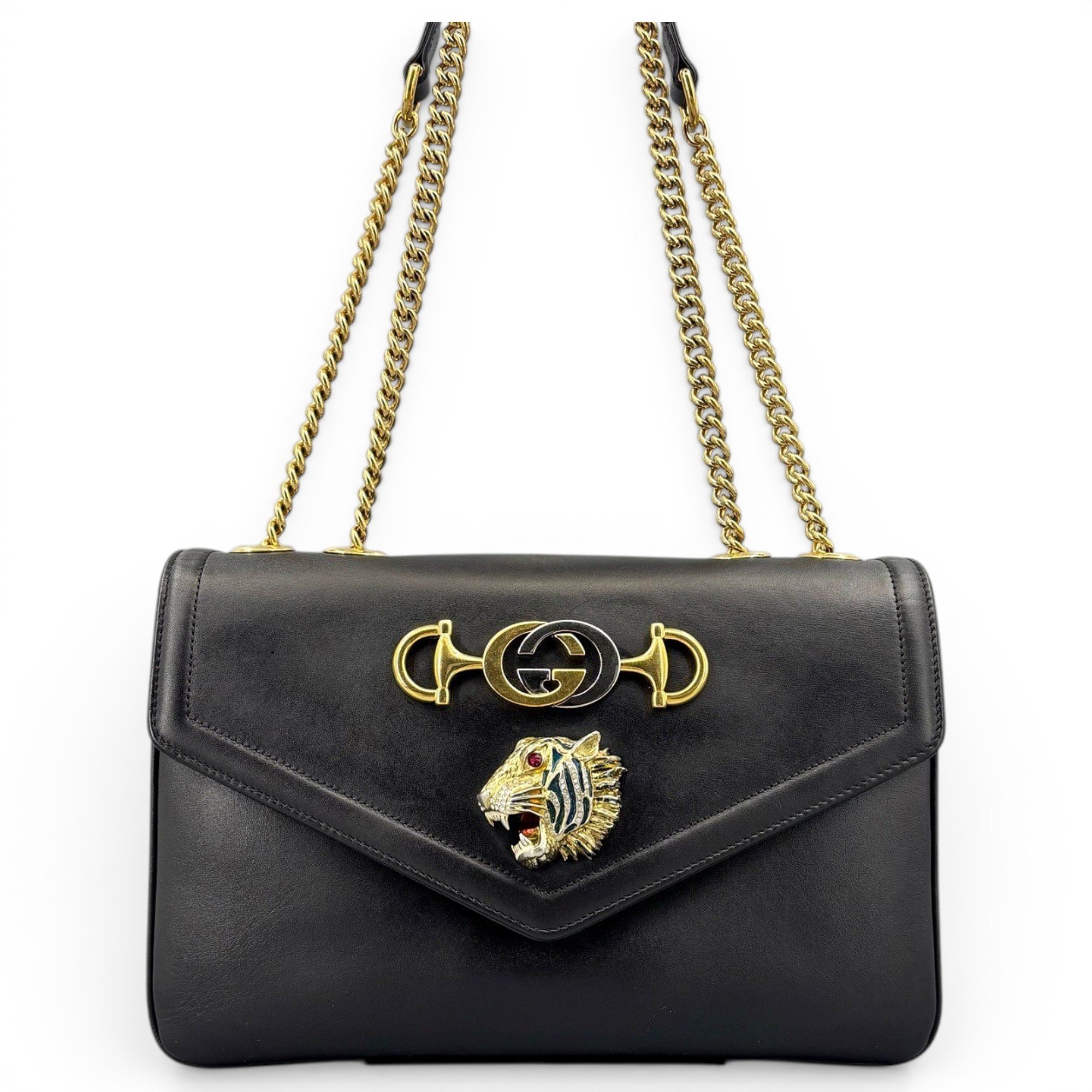Rajah leather handbag