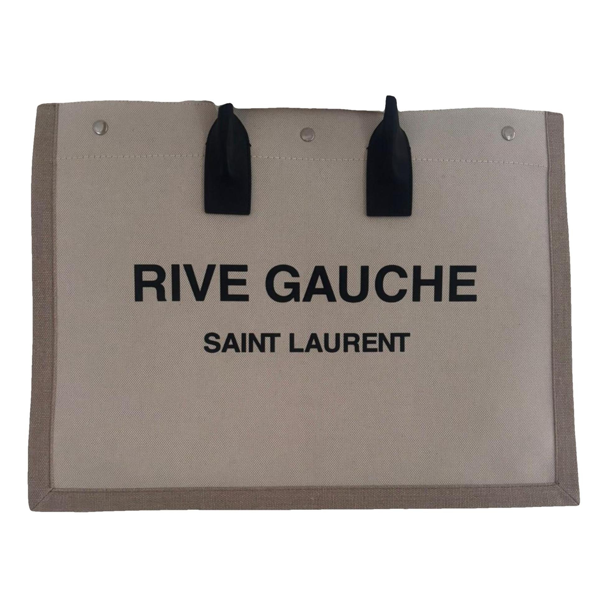 Rive Gauche cloth handbag