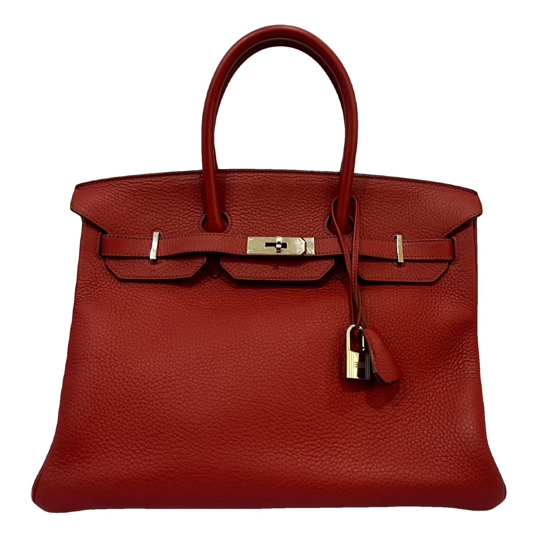 Hermes Birkin 35 Handbag Togo Leather