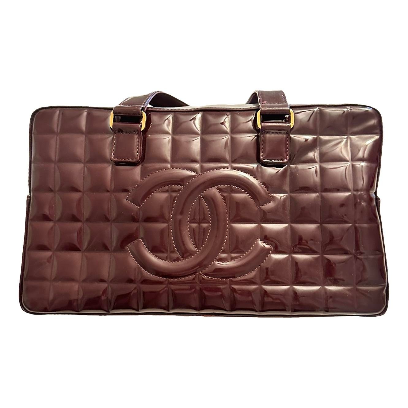 Patent leather handbag