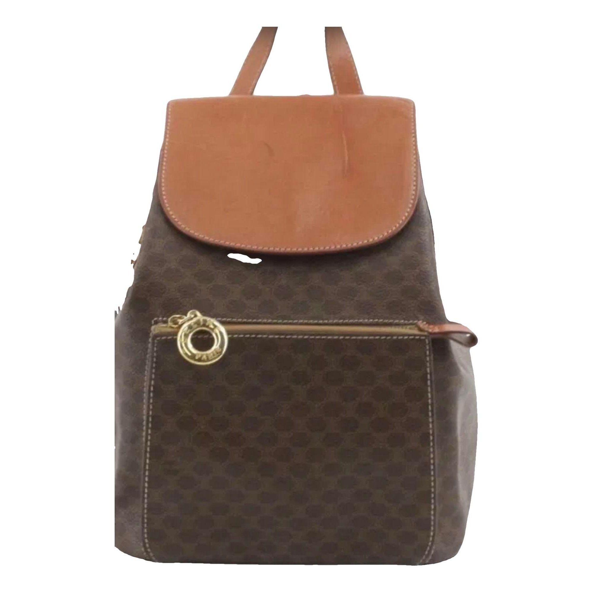 Leather backpack
