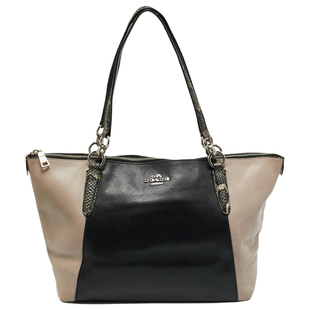 Leather tote