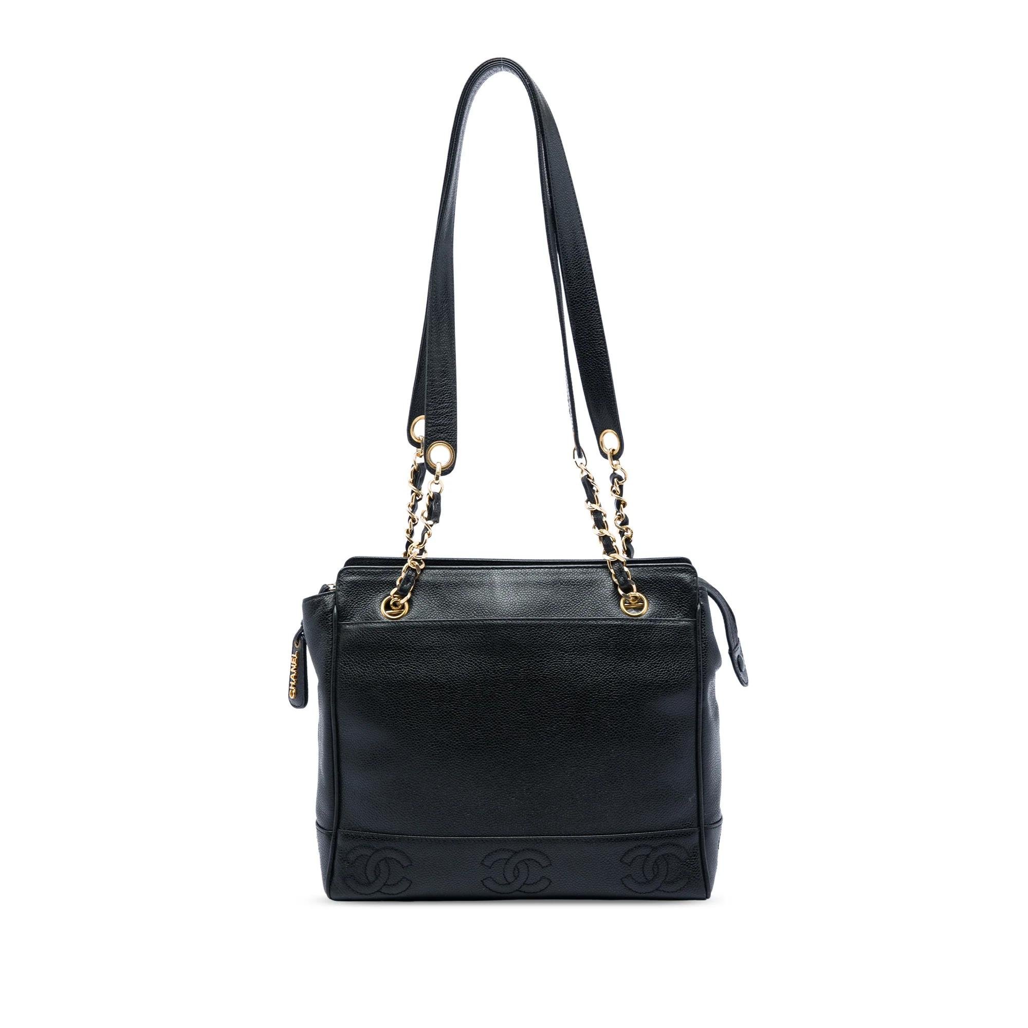 Leather tote
