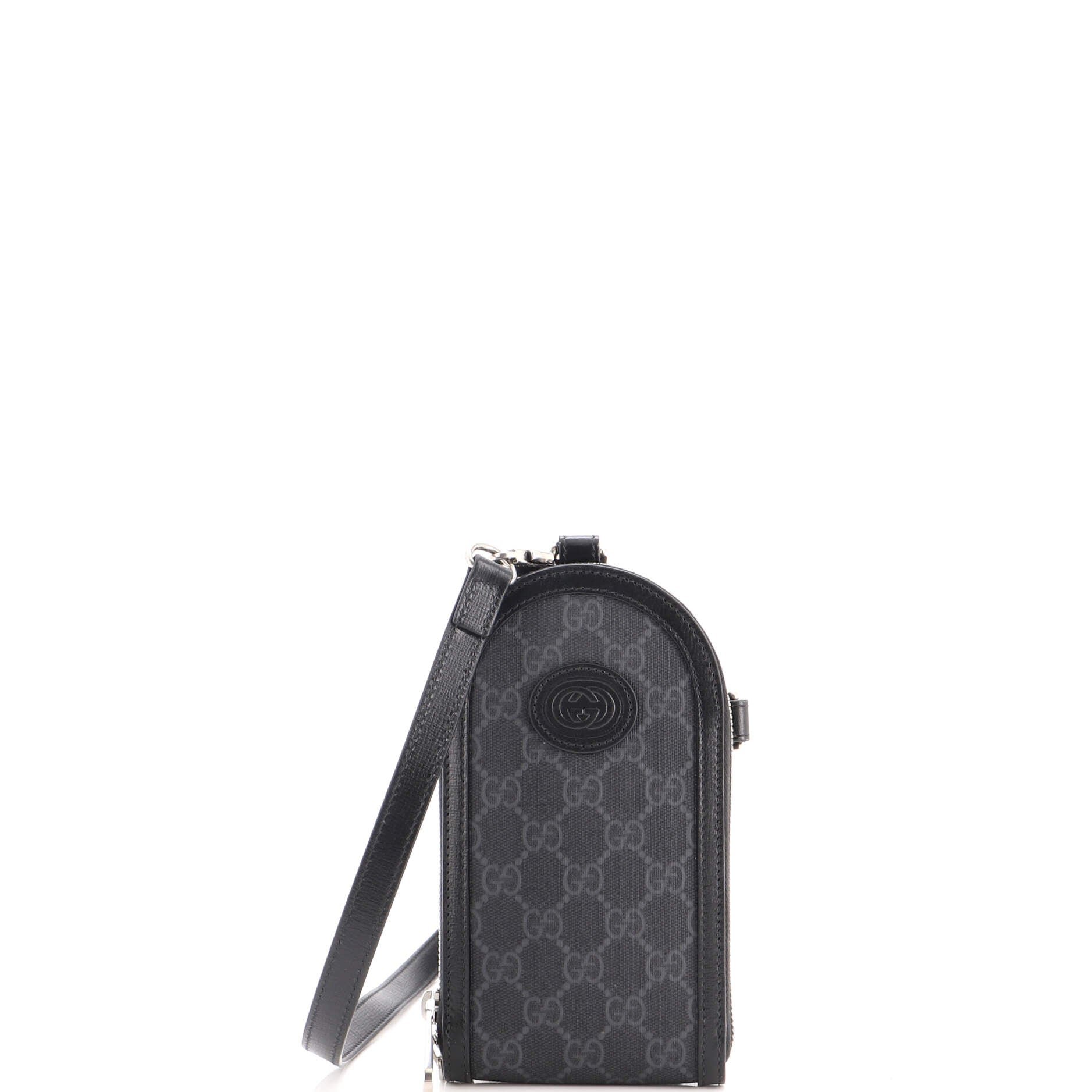 Interlocking G Patch Phone Crossbody Bag GG Coated Canvas Mini