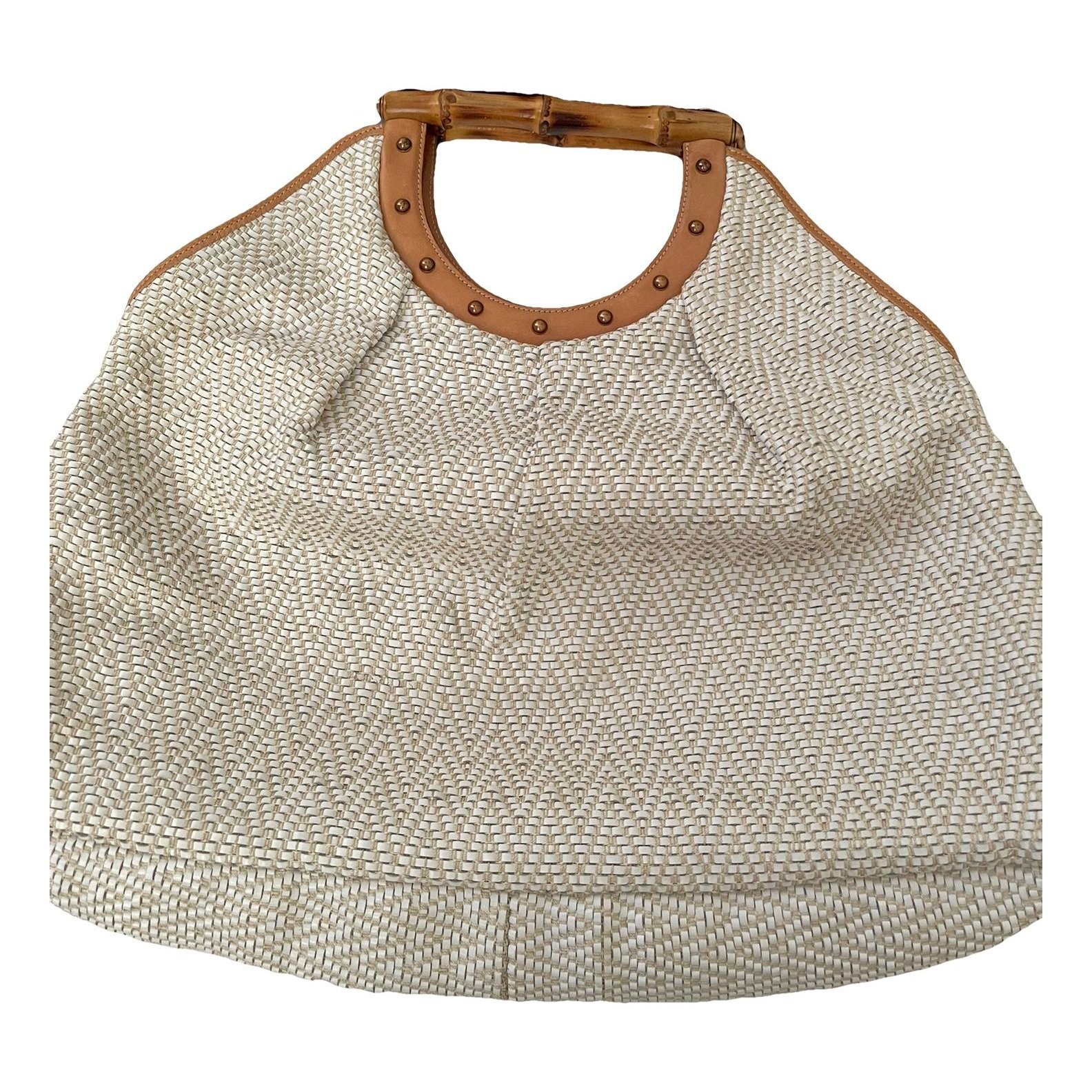 Vintage Bamboo Hobo leather handbag