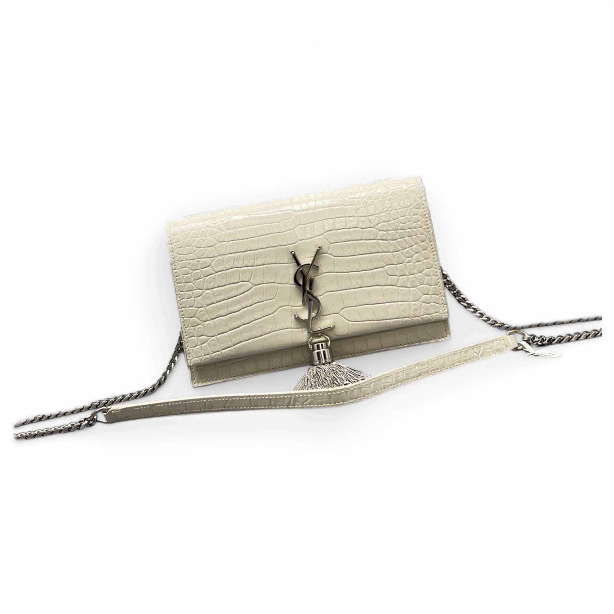 Pompom Kate leather handbag