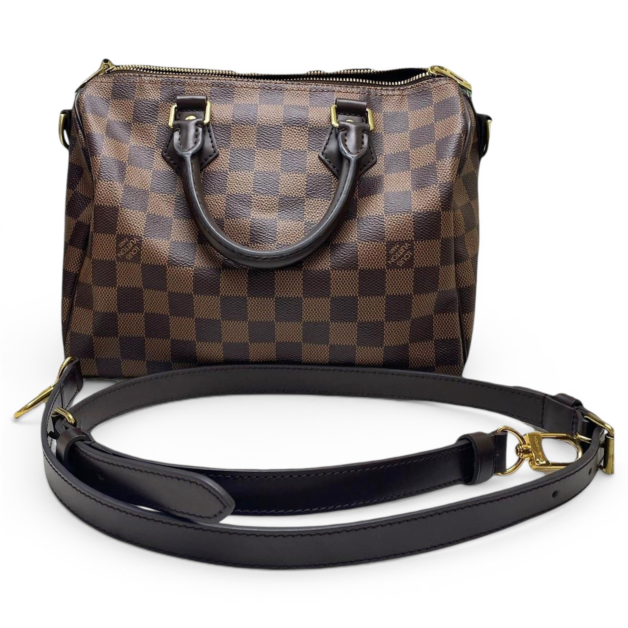 Speedy leather handbag