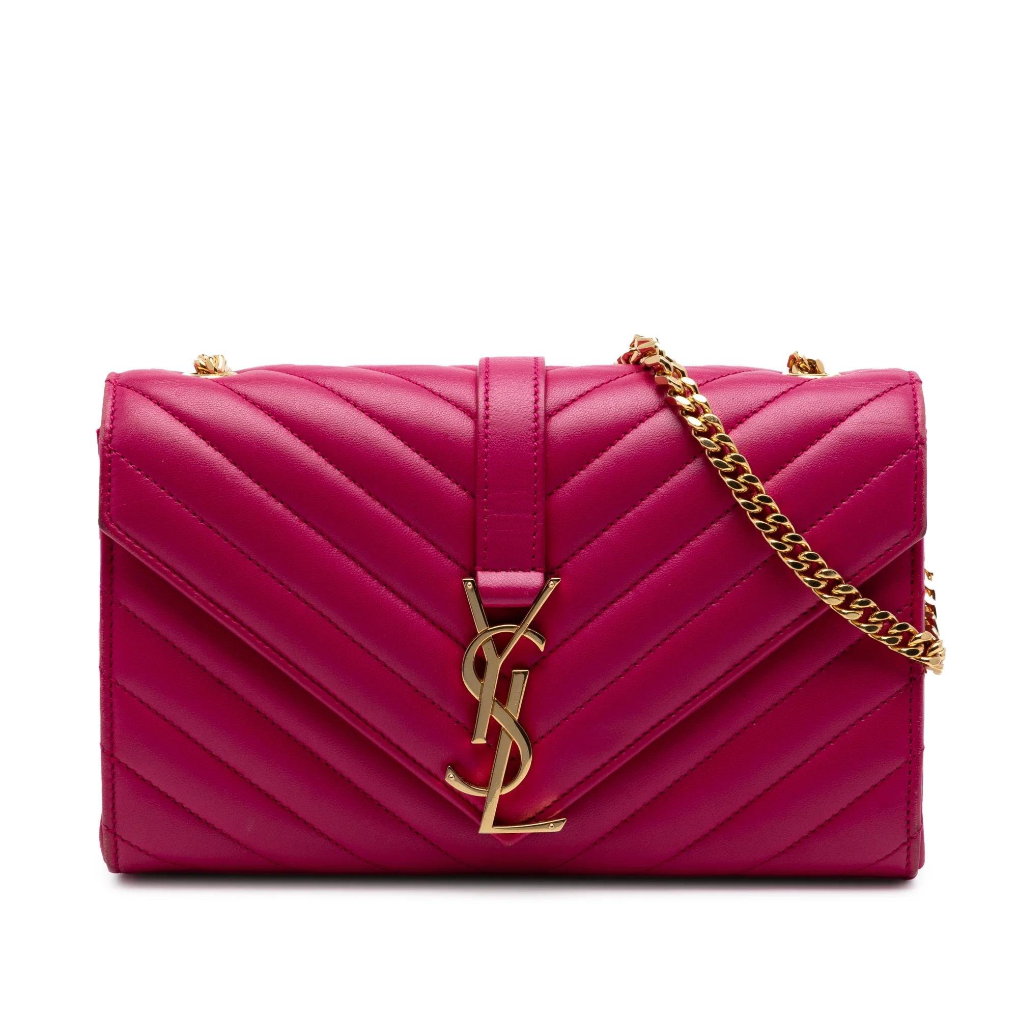 Envelope pony-style calfskin handbag