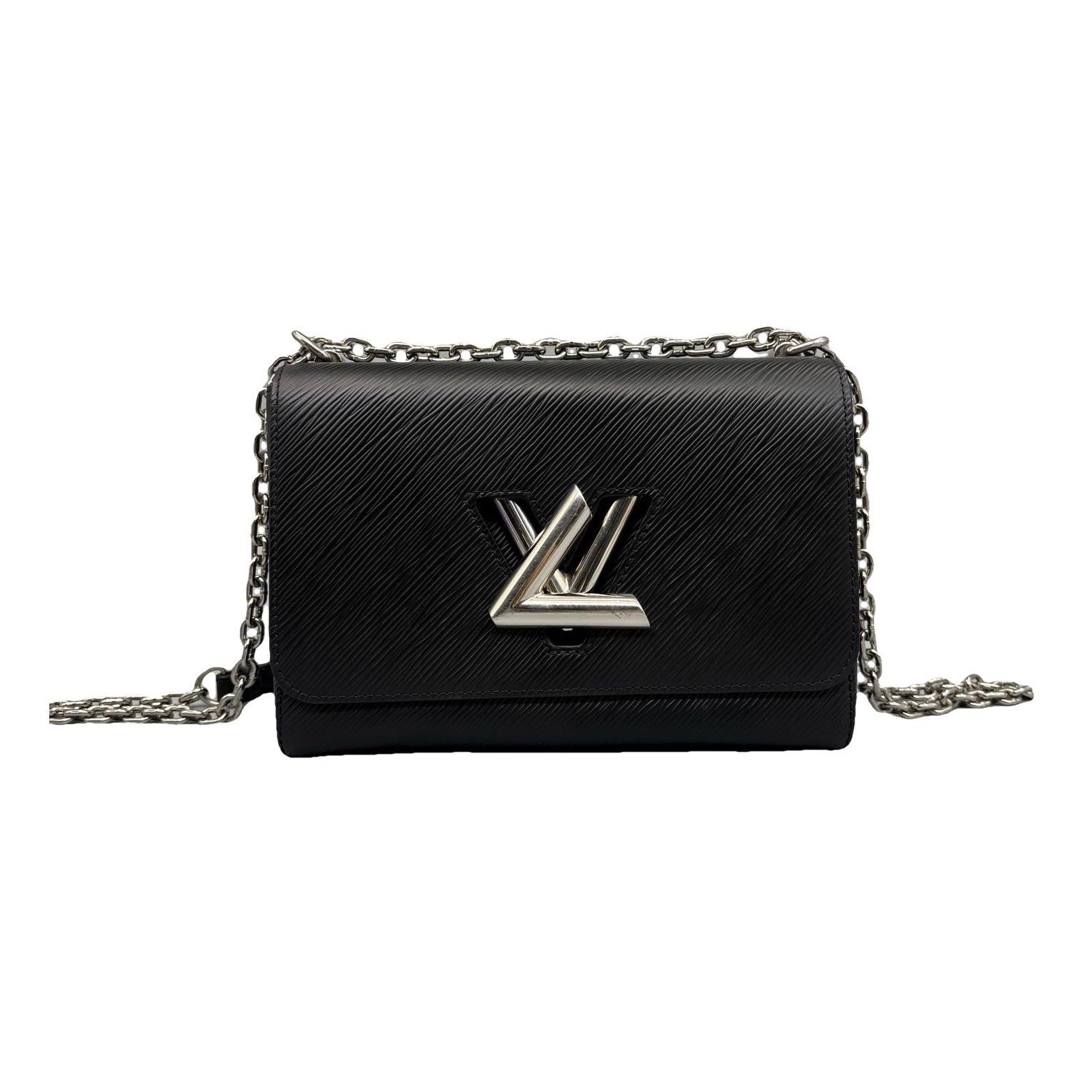 Twist leather handbag