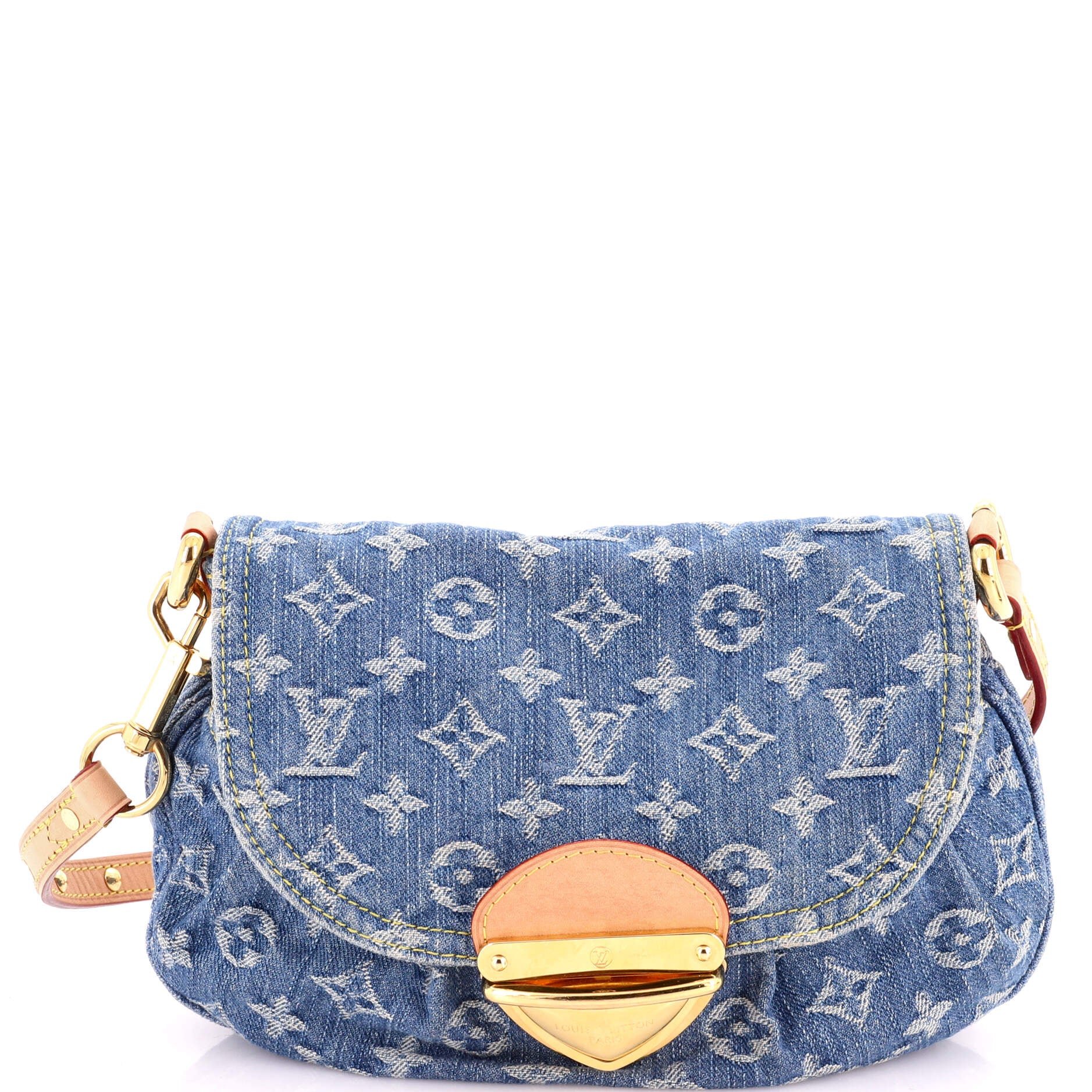 Sunset Handbag LV Remix Monogram Denim