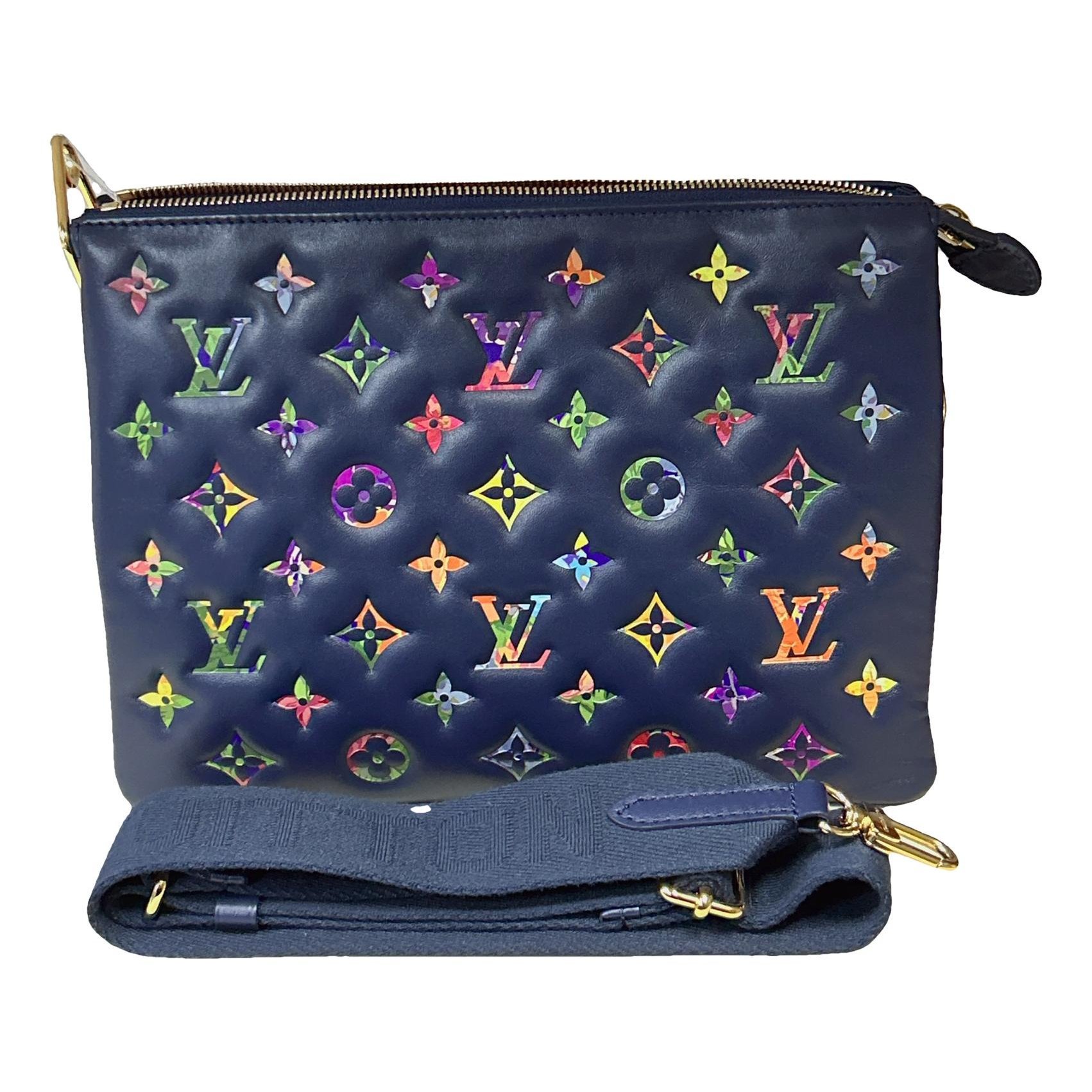 Coussin leather handbag