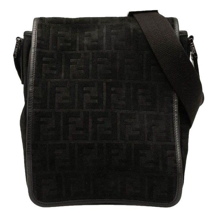 Pocket leather crossbody bag