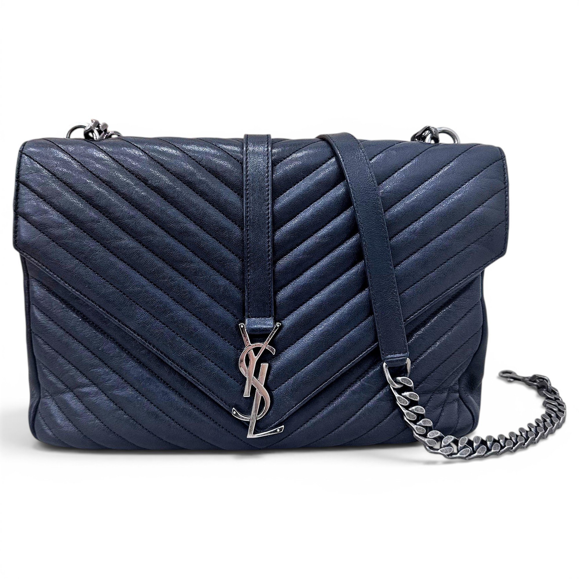 Collége monogramme leather handbag